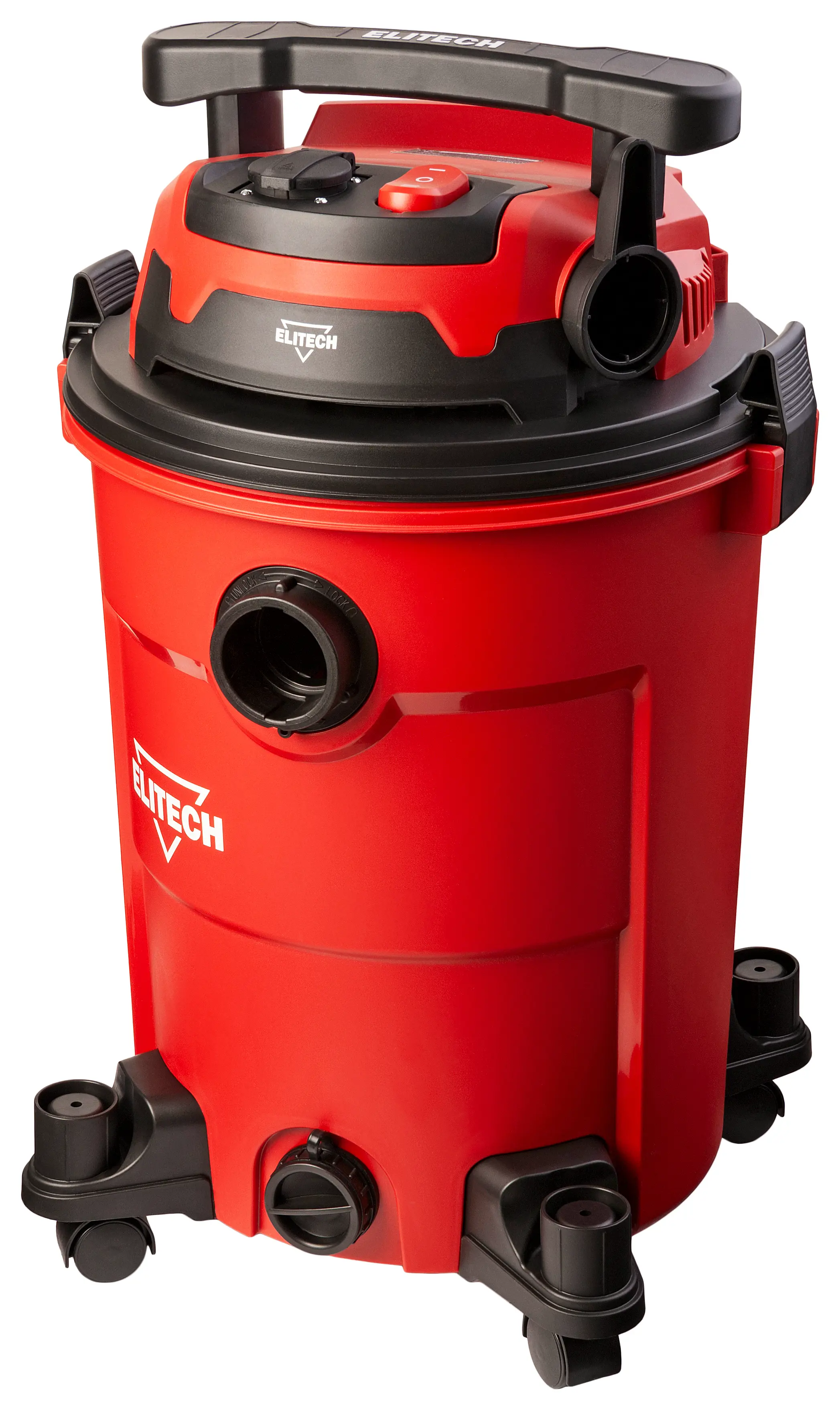 Изображение товара Пылесос строительный Elitech ПС 12-35А, 1200 Вт, 35 л