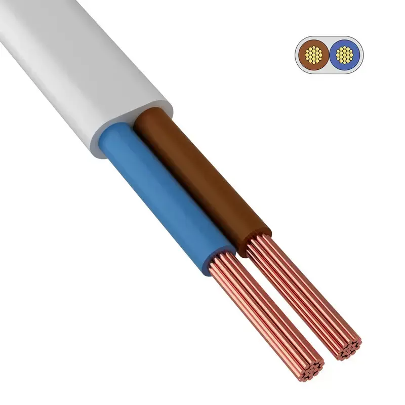 Изображение товара Шнур ККЗ ШВВП 2x0.5 100 м цвет бел+D56:D67ый ГОСТ iTOK