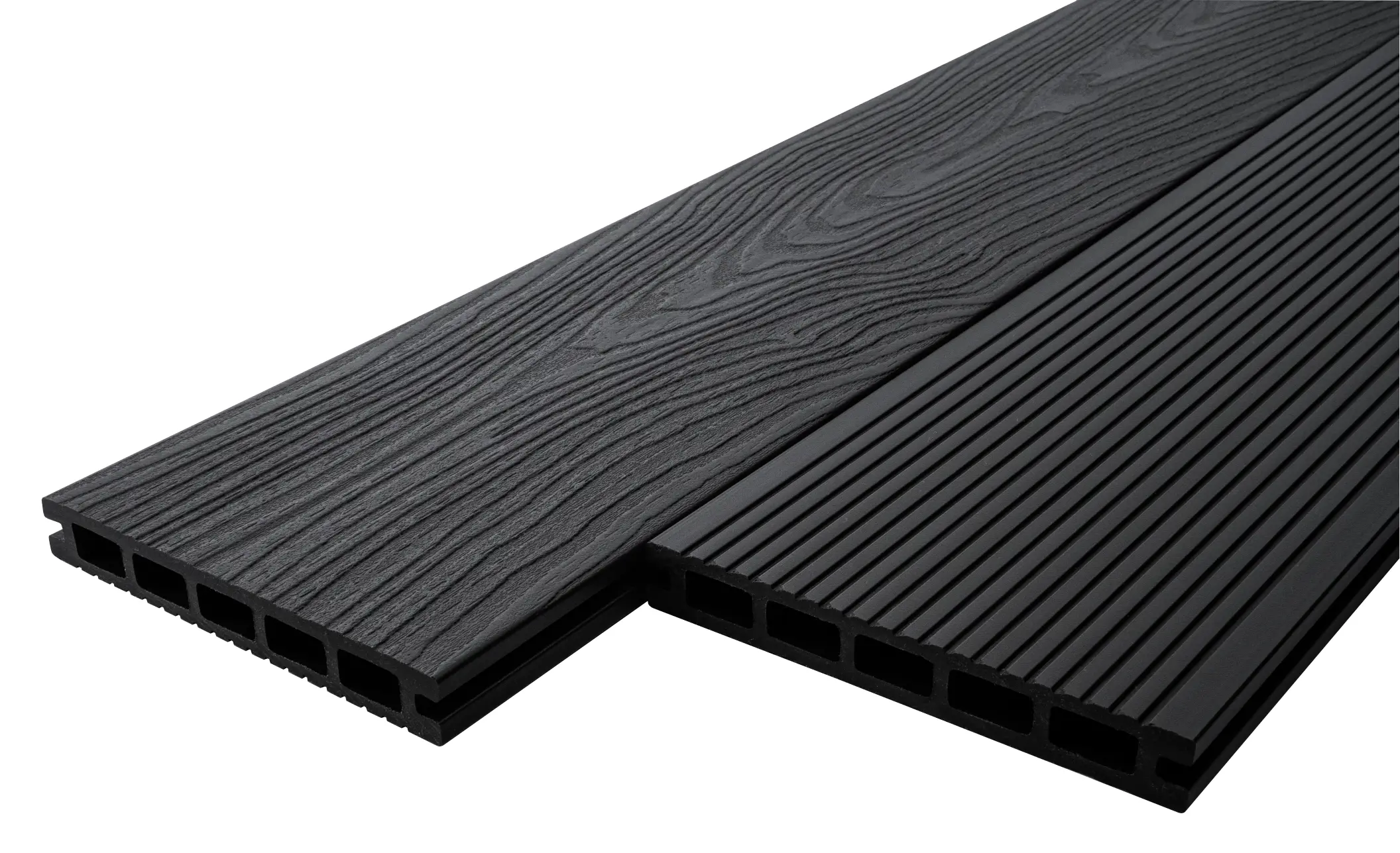 Изображение товара Террасная доска ДПК T-Decks графит 2000x150x20 мм двусторонняя влагостойкая