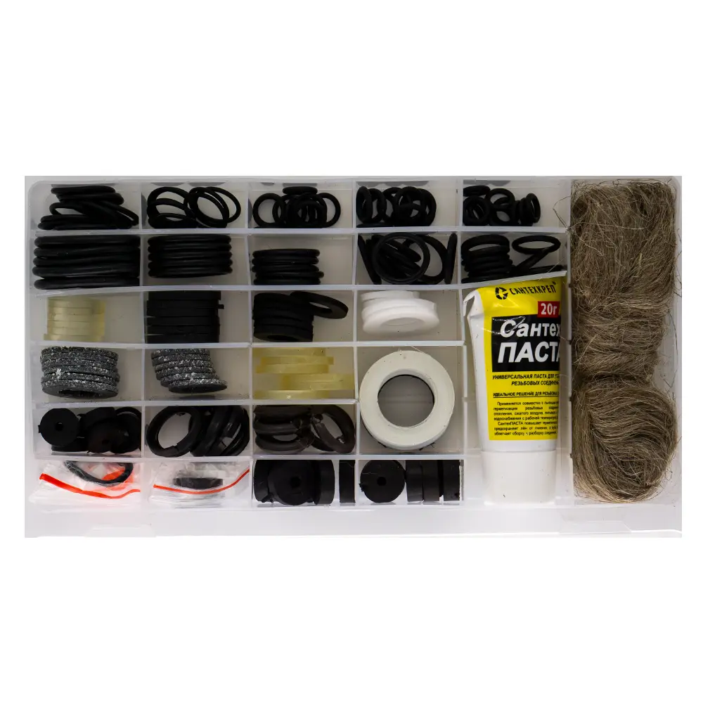 Изображение товара Набор сантехнических прокладок для смесителя СТМ Сантехник №4