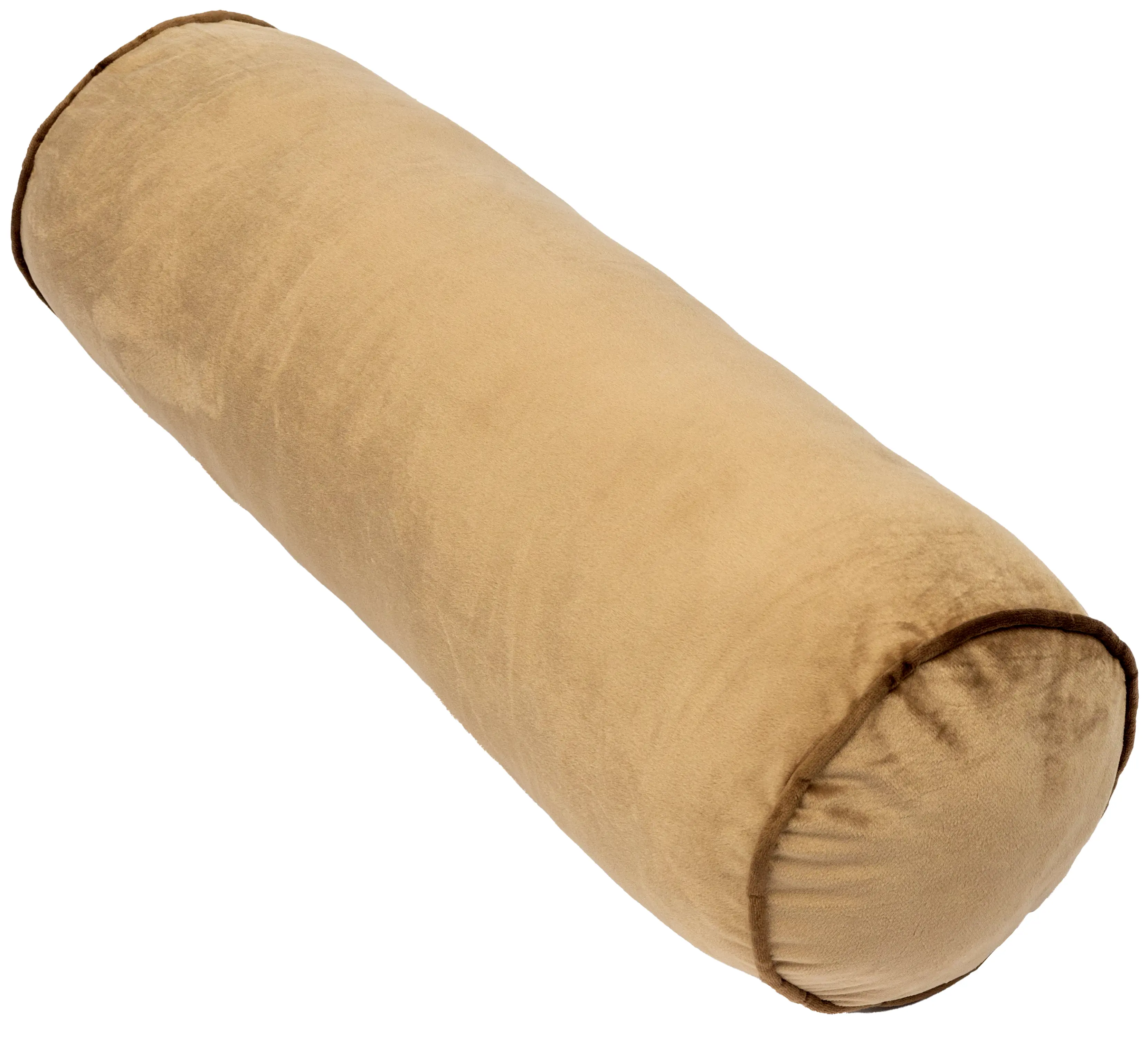 Изображение товара Декоративная подушка Валик 60x20 см бежевый Полиэстер интерьер