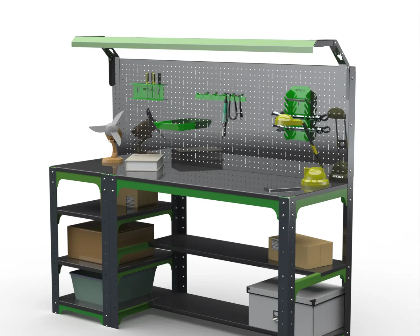 Изображение товара Стол металлический Metalex 201149 с максимальной нагрузкой 260 кг