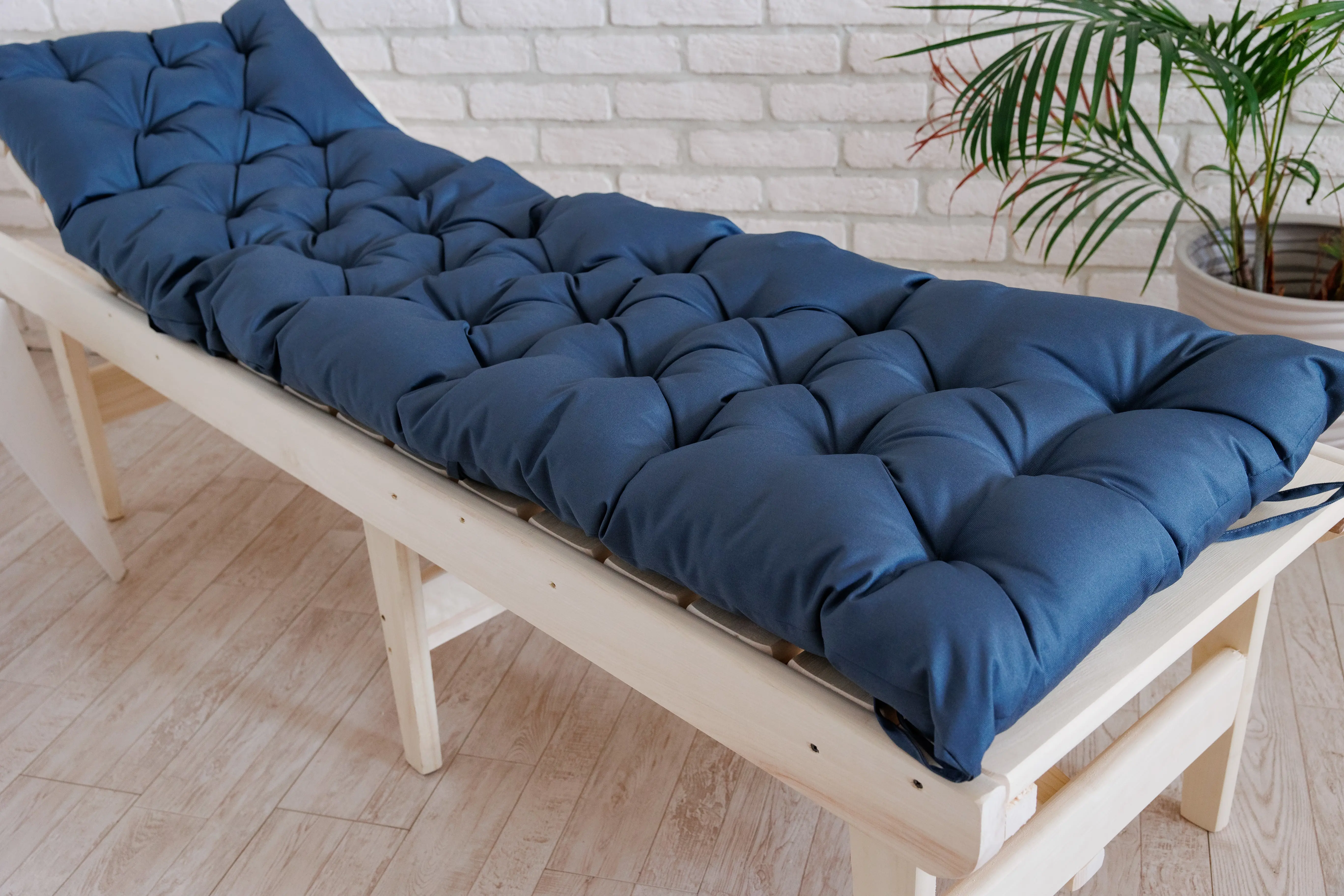 Изображение товара Матрас для садовых качелей Alberica Матрас ПМ/О180 серый 180x55 см цвет серый