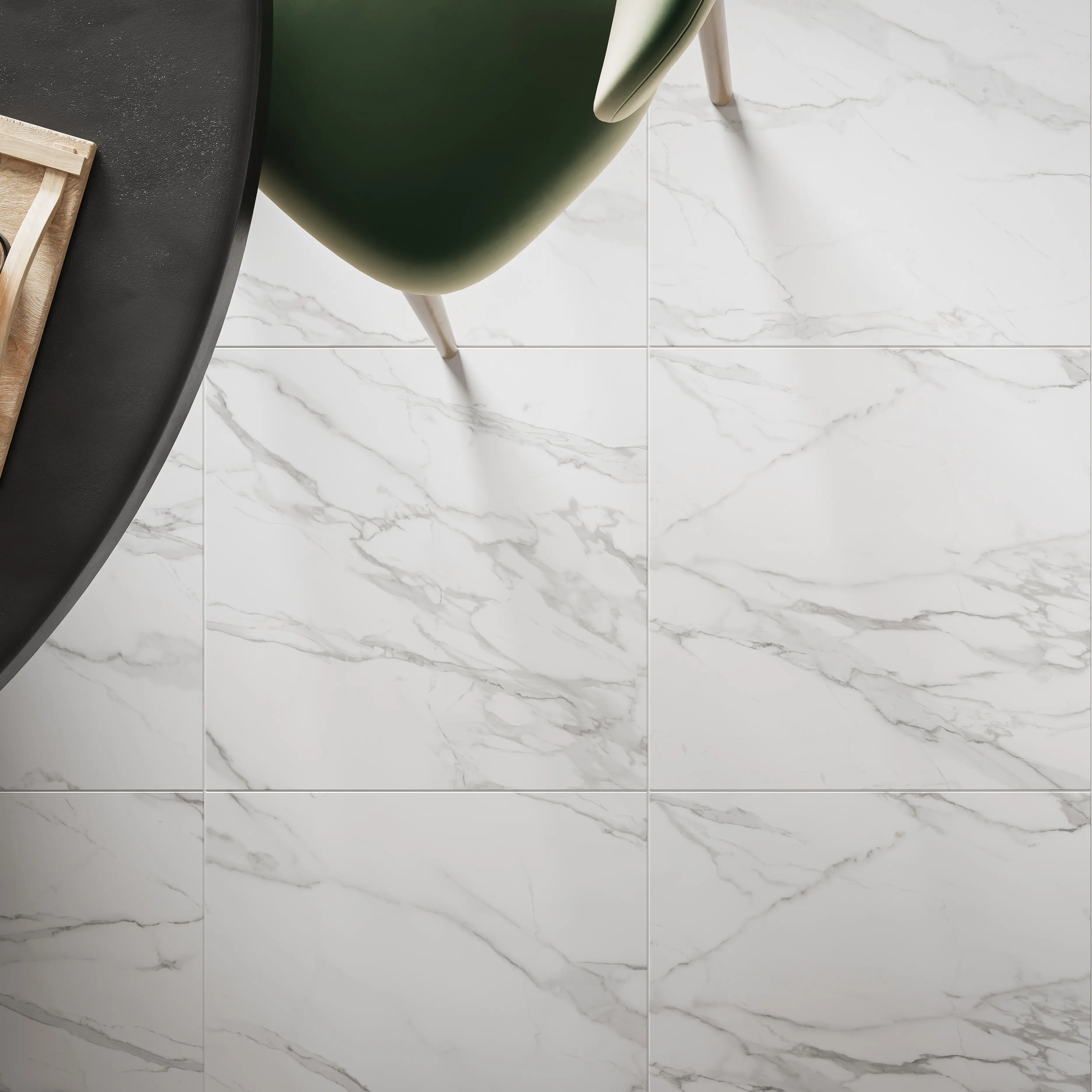 Изображение товара Глазурованный керамогранит Marbella 59.4x59.4 см белый матовый на пол и улицу