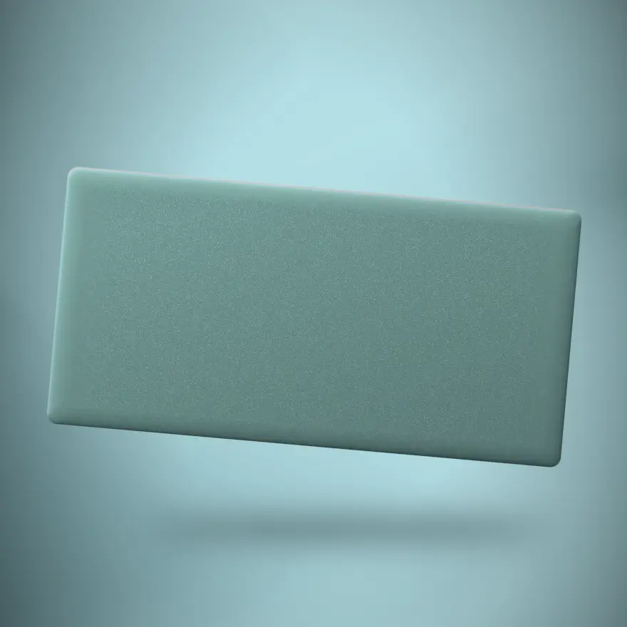 Изображение товара Мягкая стеновая панель Kovalevski 200-40 25x50 см мятный 4 шт внутри