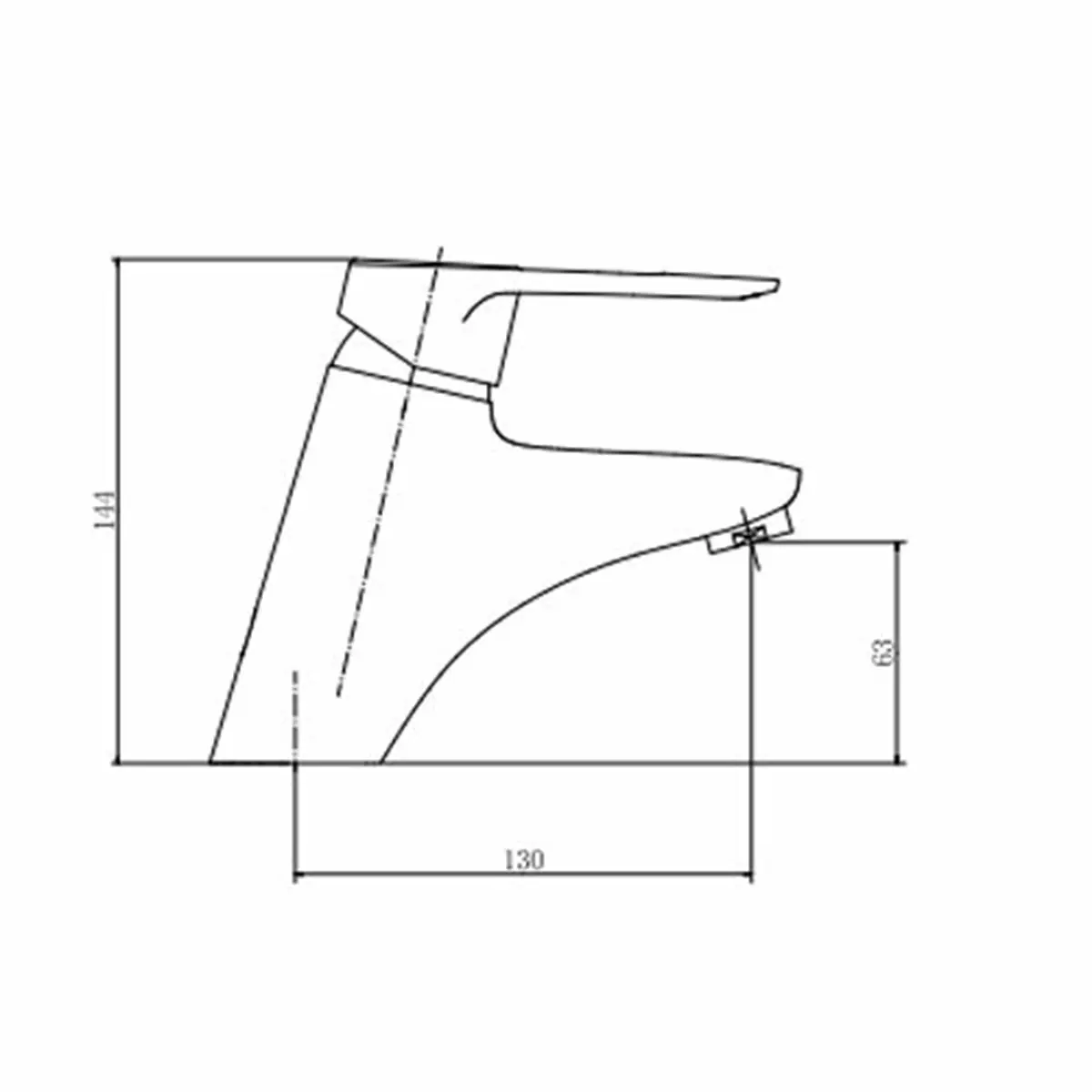 Изображение товара Смеситель для ванны Fashun 276166 цвет хром