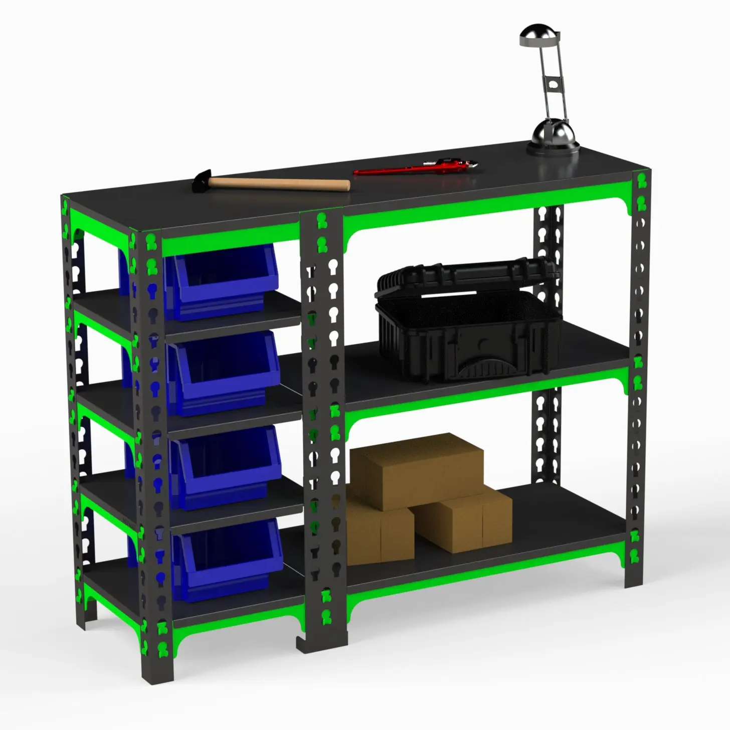 Изображение товара Стол-верстак стационарный Metalex SVBP951350 1300x500 мм