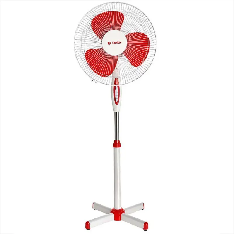 Изображение товара Вентилятор напольный Delta DL-003N 45 Вт 45 см цвет белый/красный