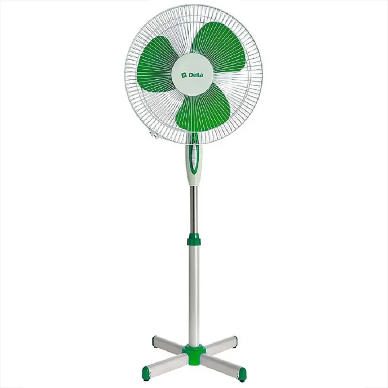 Изображение товара Вентилятор напольный Delta DL-003N 45 Вт 45 см цвет белый/зеленый