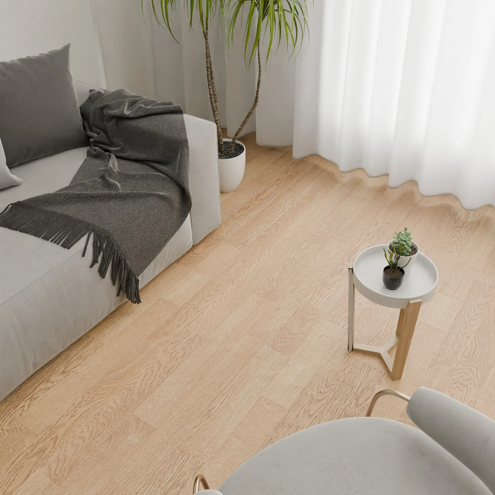 Изображение товара Ламинат Дуб классический 33 класс толщина 8 мм 1.99 м²