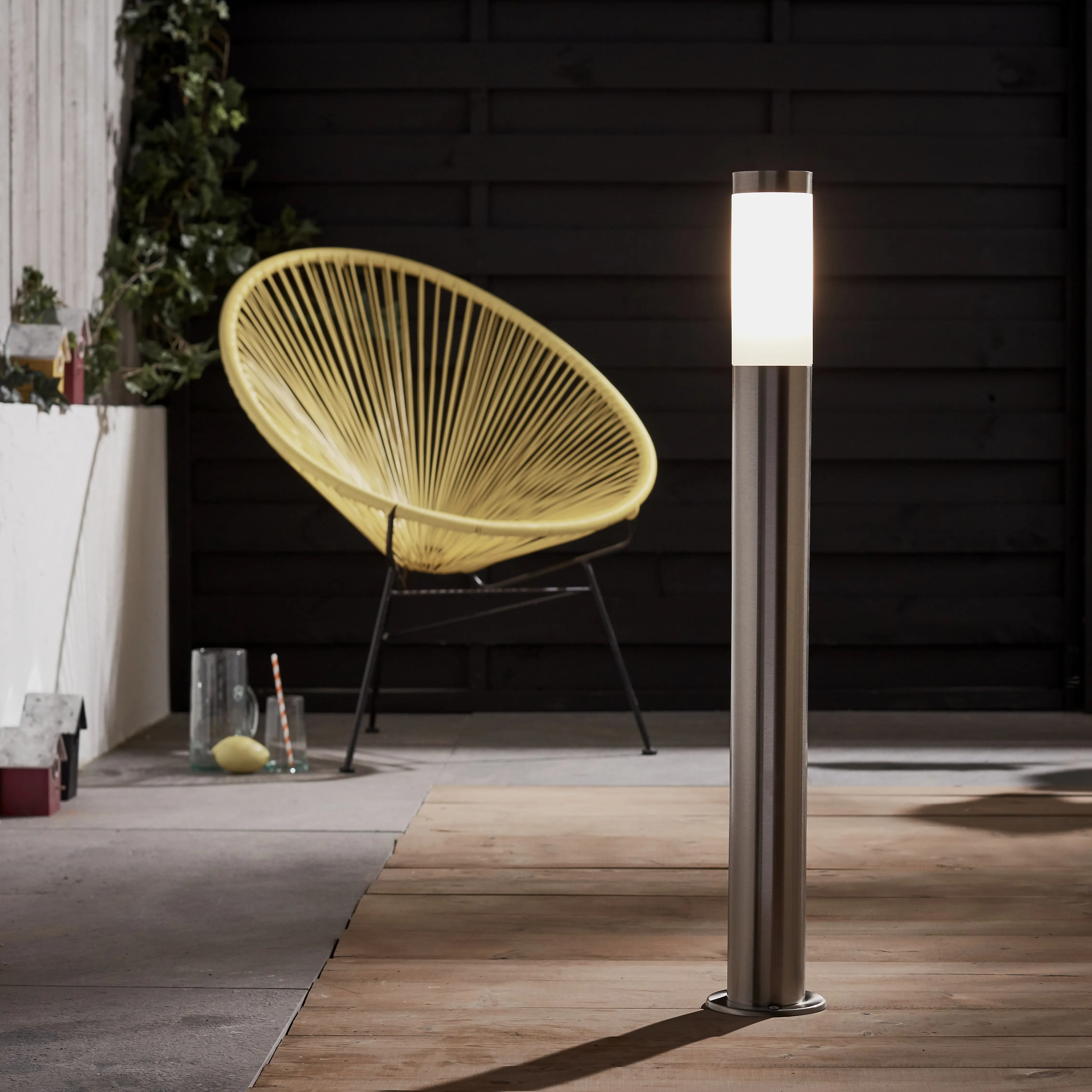 Изображение товара Уличный фонарный столб Inspire Bergen 80 см серый для наружного освещения