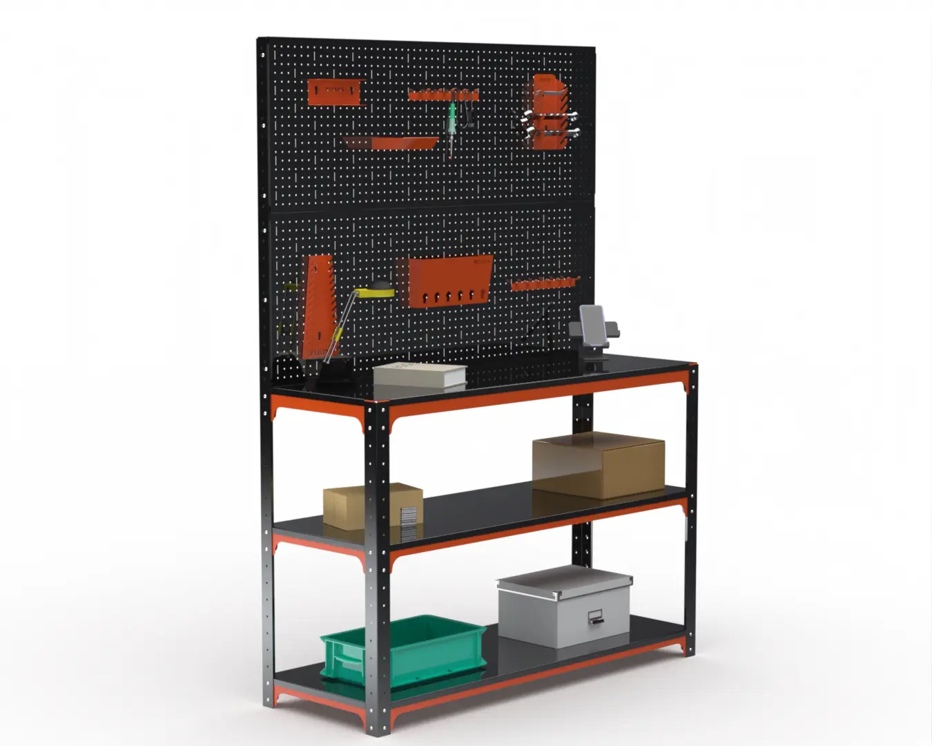 Изображение товара Стол-верстак Metalex Kit 204704 950x1400x600 мм с нагрузкой 260 кг