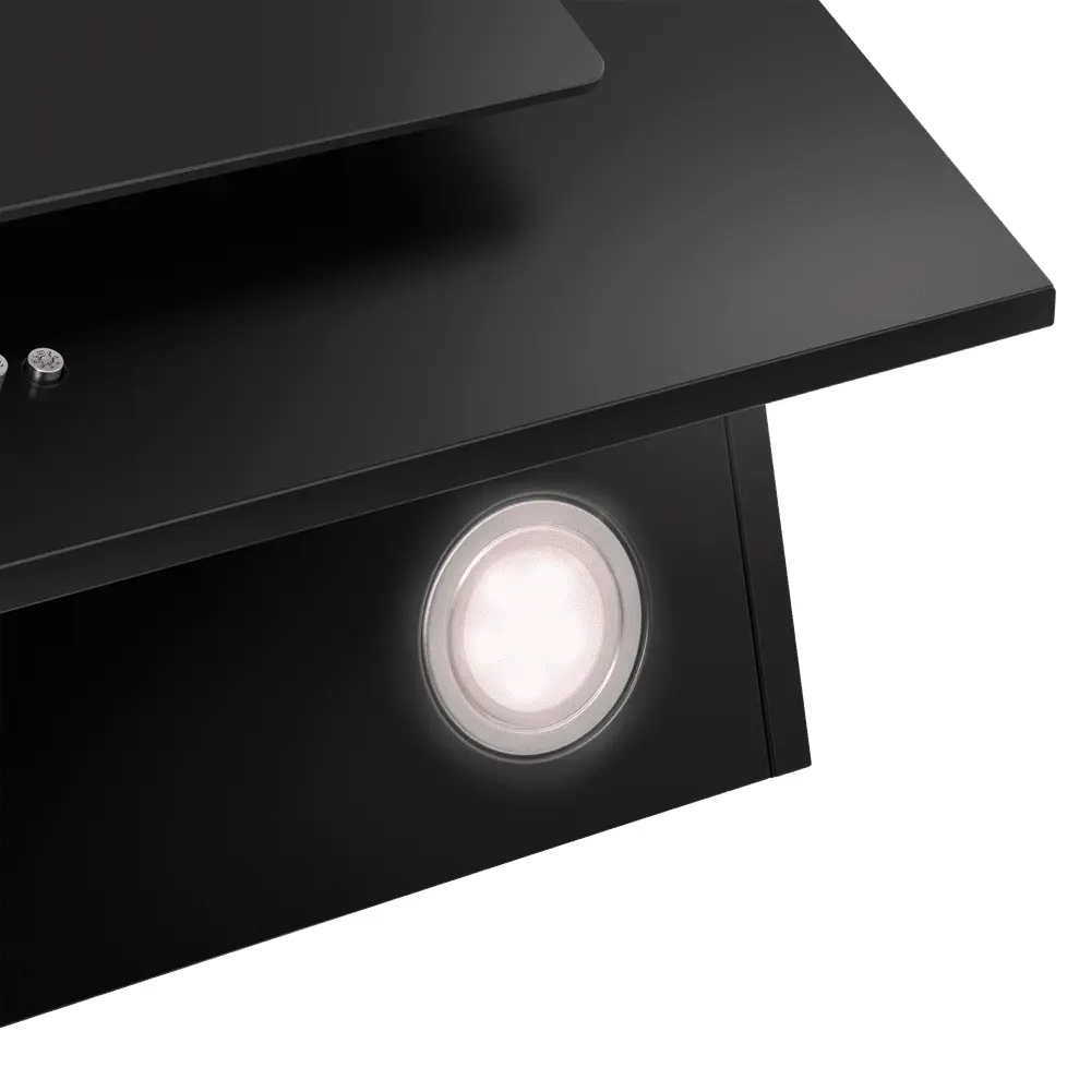 Изображение товара Вытяжка Maunfeld Tower 50 черная для кухни 50 см эффективность и дизайн