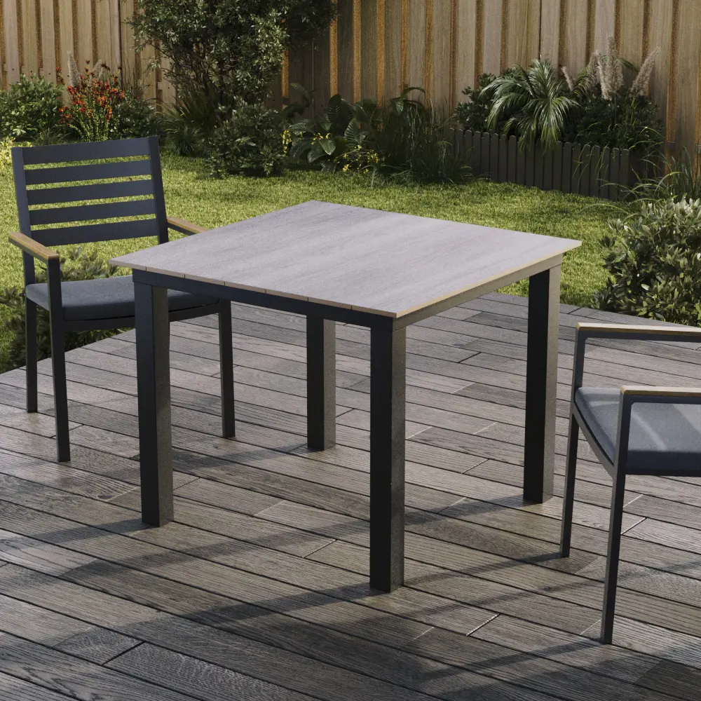 Изображение товара Стол садовый BEGINIA Beshtau Dark 90x90 см алюминий
