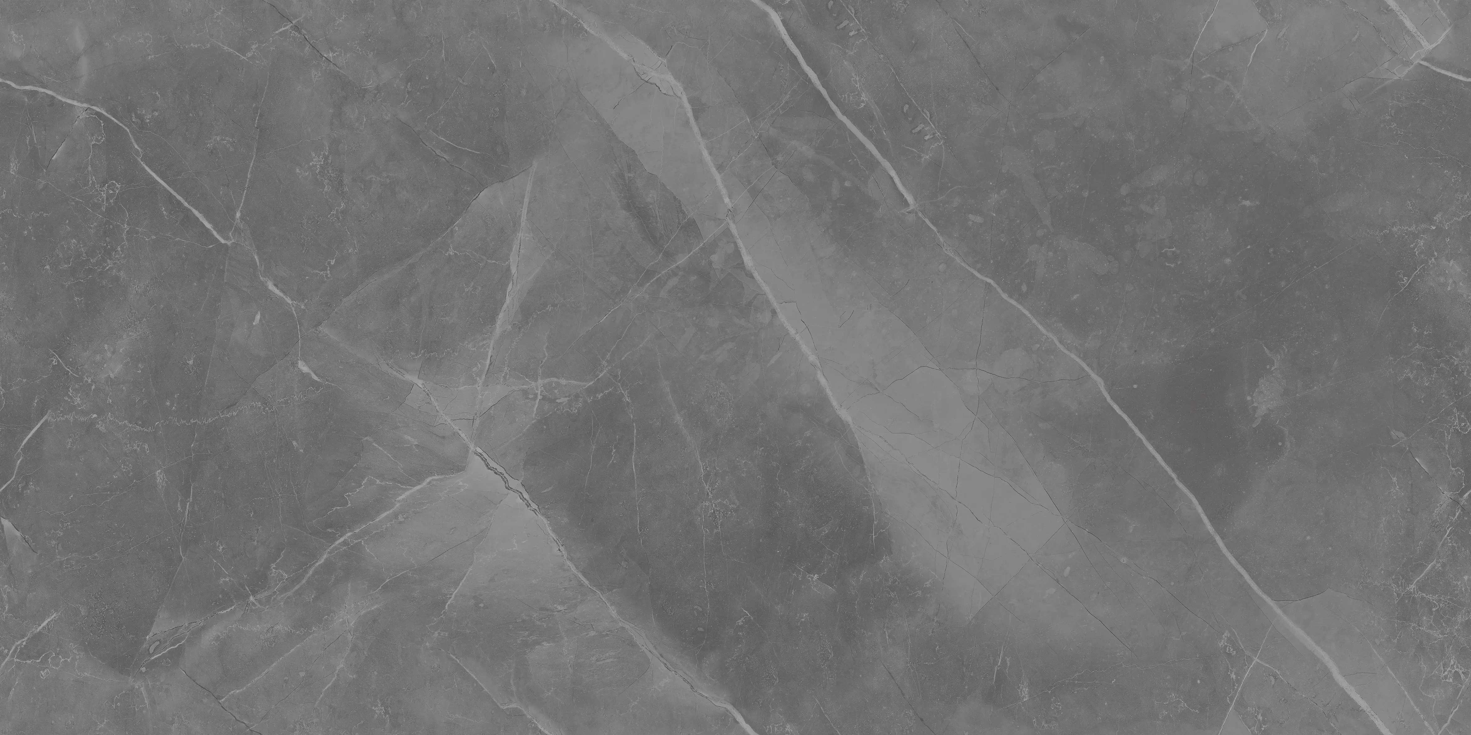 Изображение товара Керамогранит Kerald Unica Grey glossy 60x120 см серый, камень, влагостойкий, морозостойкий, глянцев