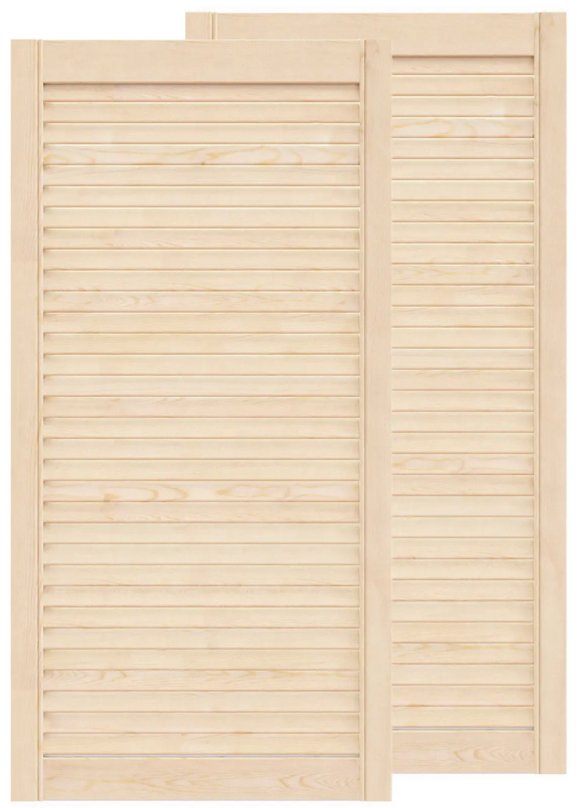 Изображение товара Жалюзийная дверь Timber&Style 2 шт 985x444x20 мм сосна Экстра
