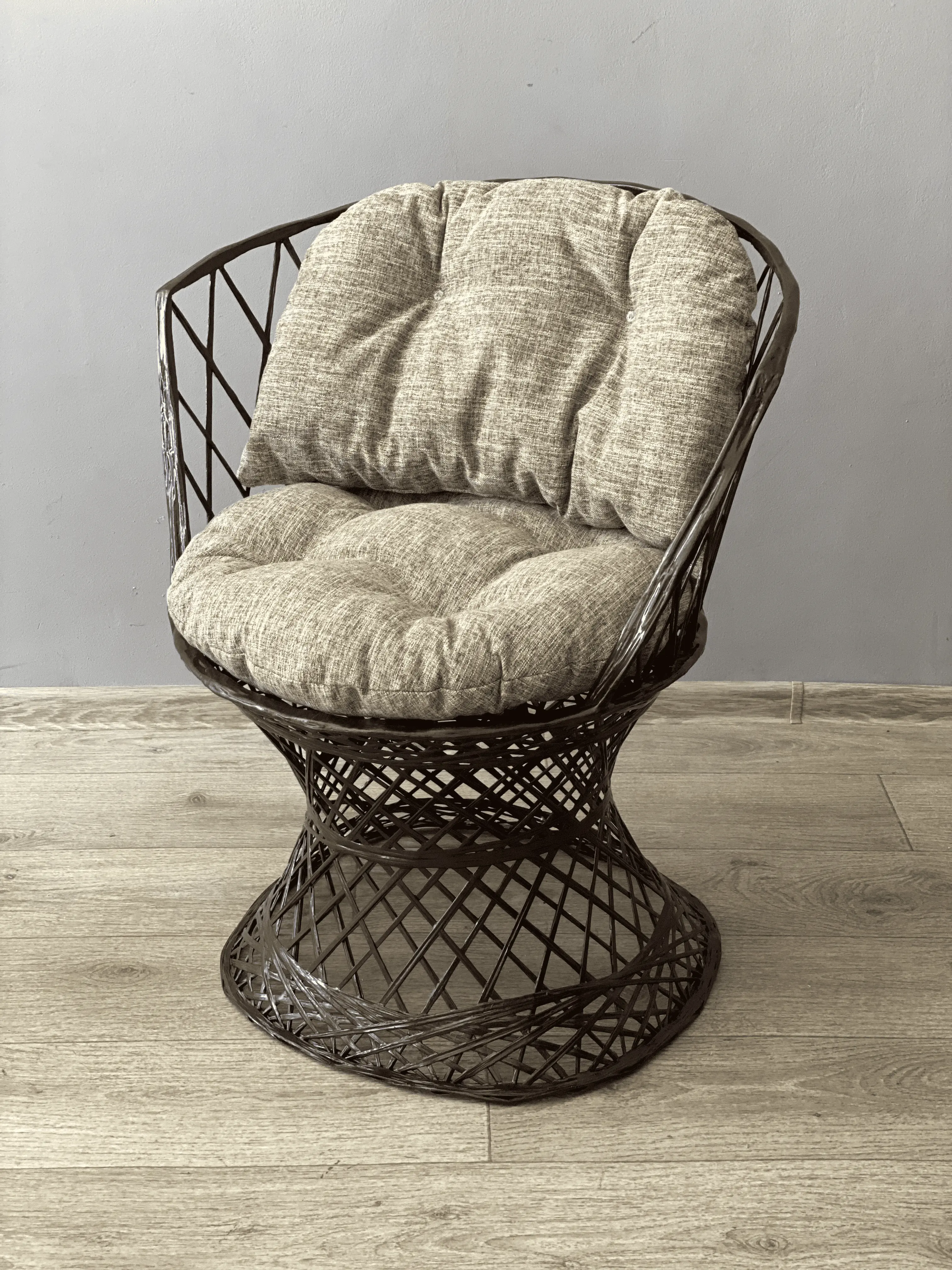 Изображение товара Кресло садовое Ajurio Л84_02-5 Queen 76 см x 76 см x 85 см текстиль коричневый