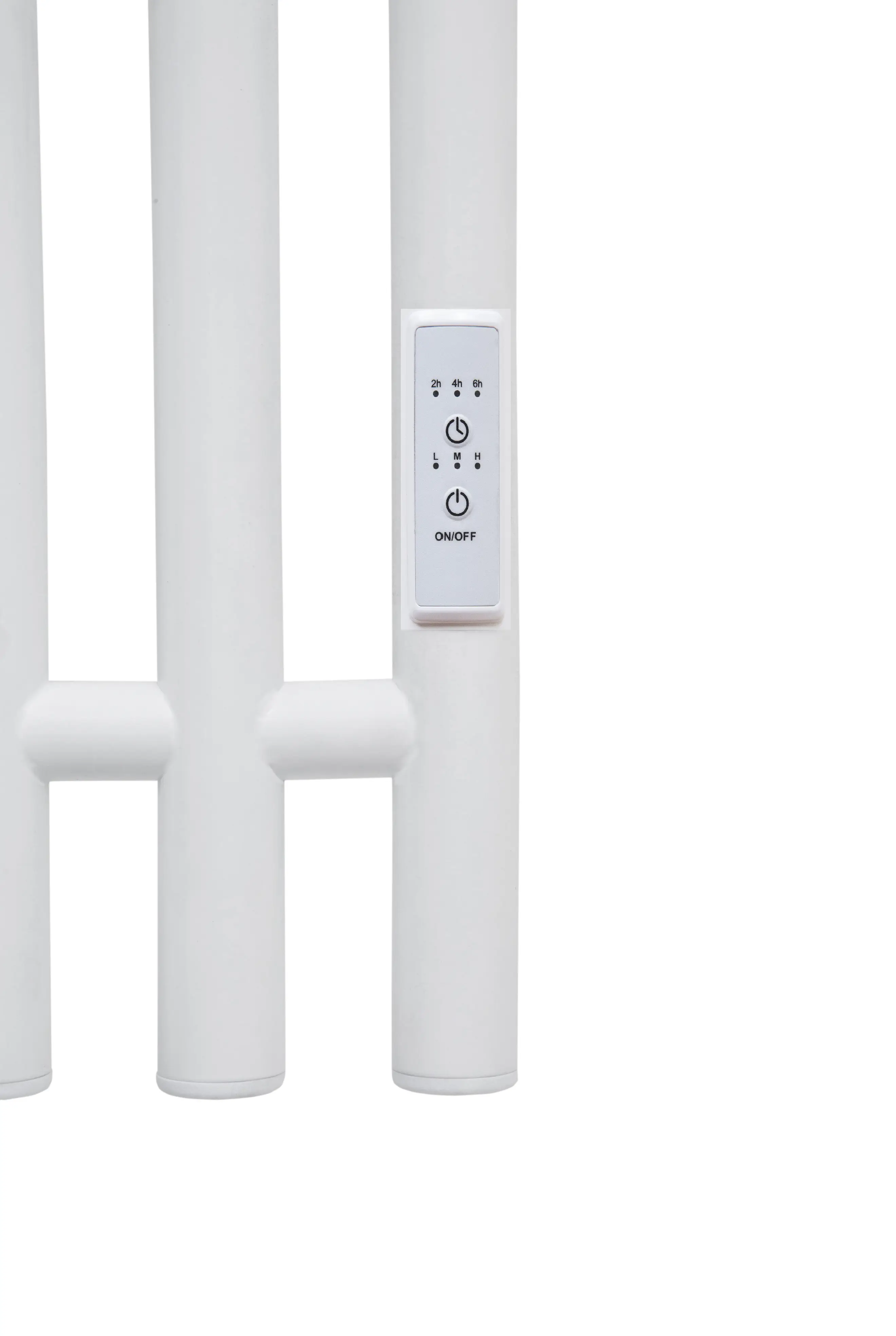 Изображение товара Электрический полотенцесушитель Тера Грация 150x1130 мм 103 Вт с терморегулятором лесенка белый