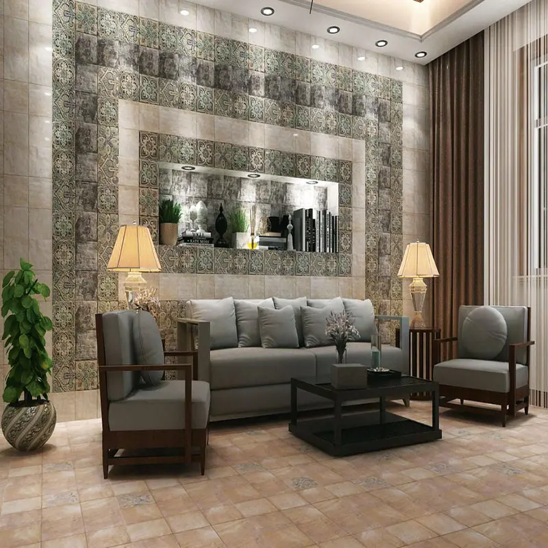 Изображение товара Керамическая настенная плитка Mainzu Mandala 20x20 см светло-бежевый