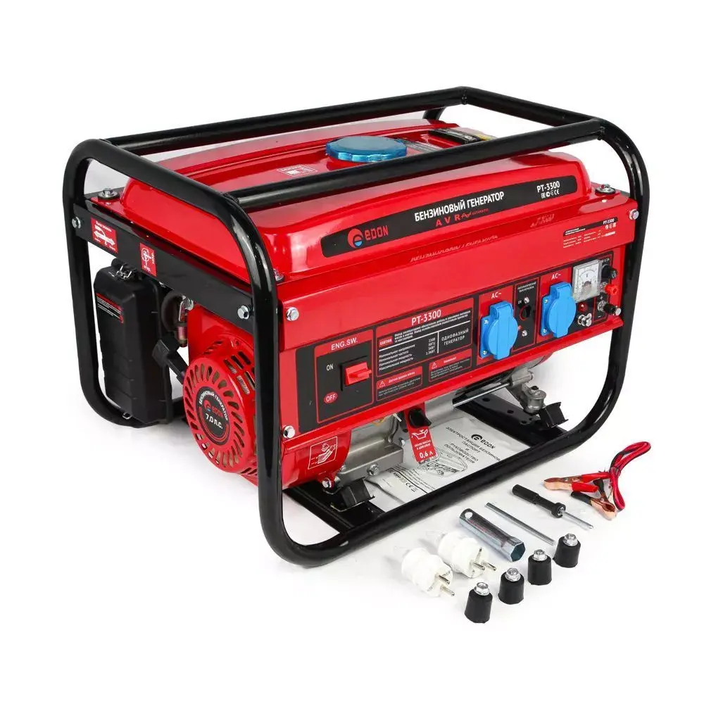 Изображение товара Бензиновый генератор Edon PT-3300 3,3 кВт с автоматическим регулятором напряжения