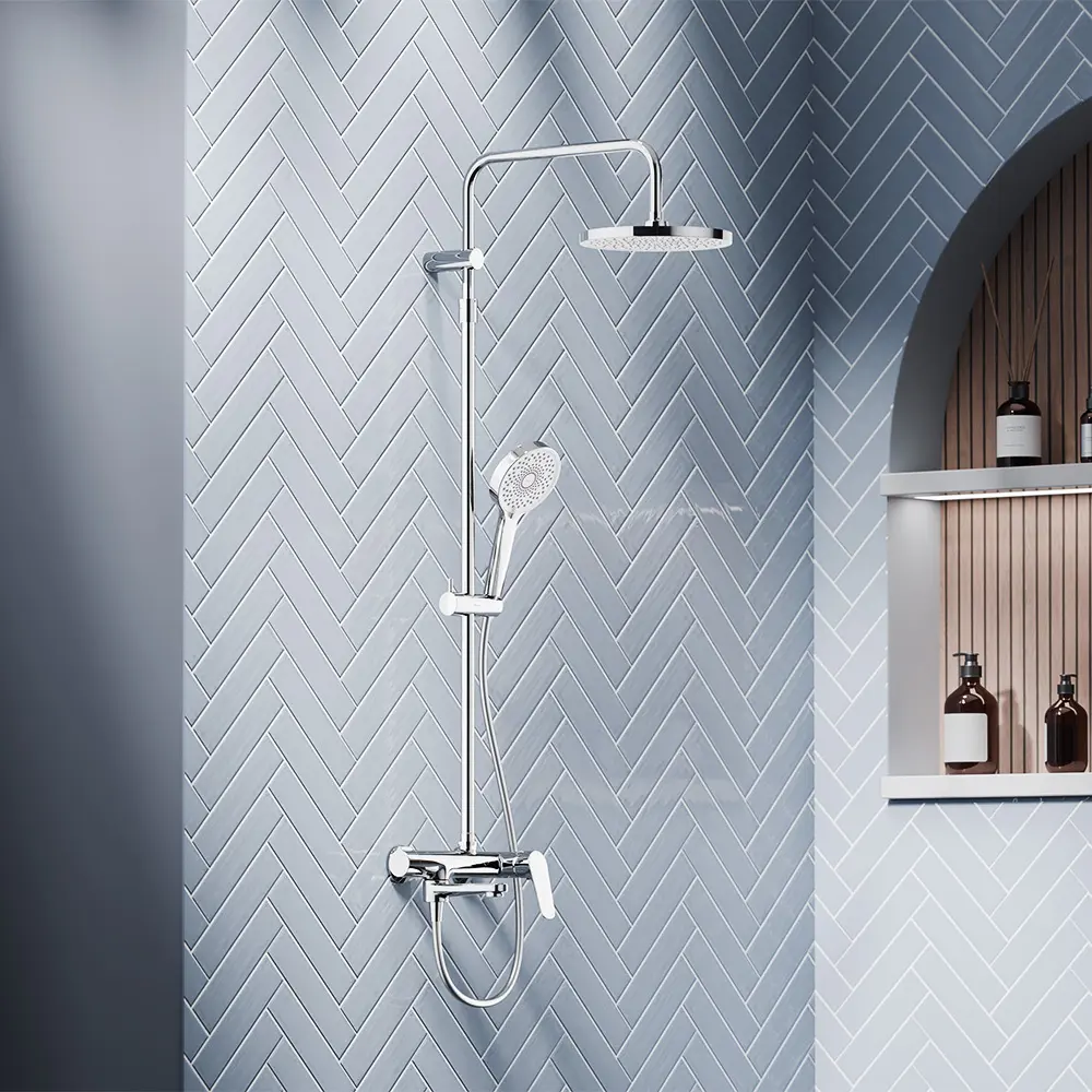 Изображение товара Душевая система Damixa Fortuna 455740000LM со смесителем 3 режима цвет хром