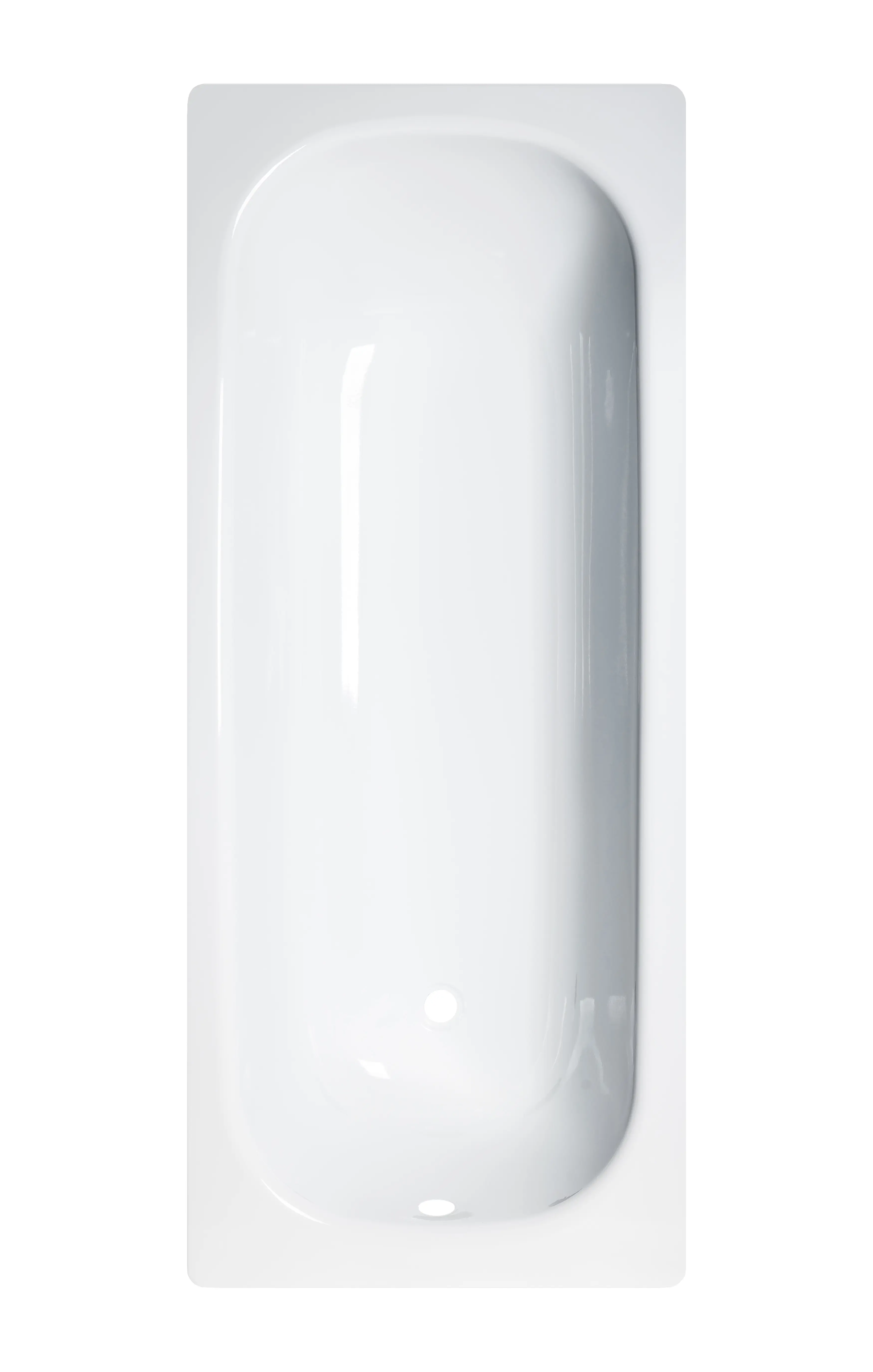 Изображение товара Ванна INVA стальная 160x70 см прочная и компактная для ванной комнаты