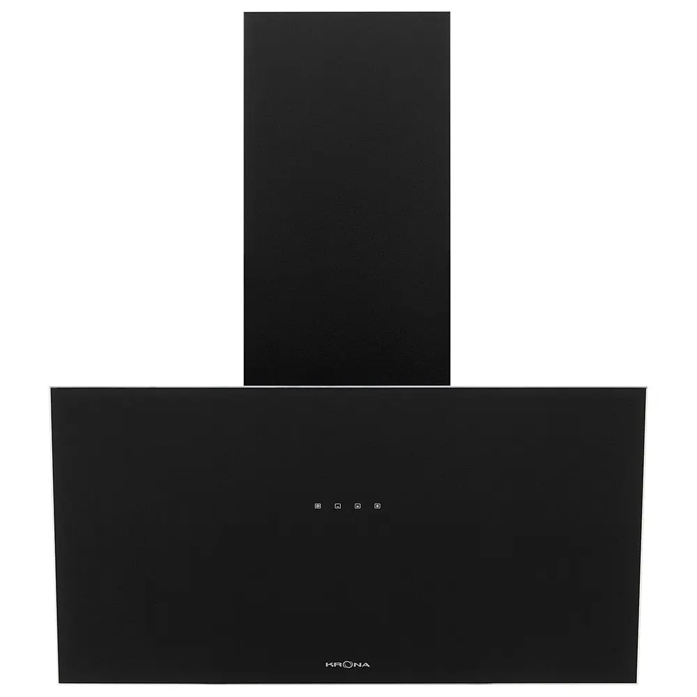 Изображение товара Кронa Verein I 600 S черная наклонная вытяжка для кухни 59.6 см сенсорное управление