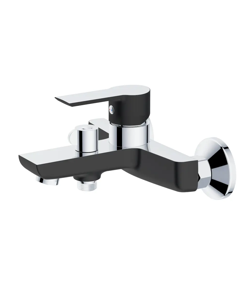 Изображение товара Смеситель для ванны Esko Lucca LC54B однорычажный черный матовый хром