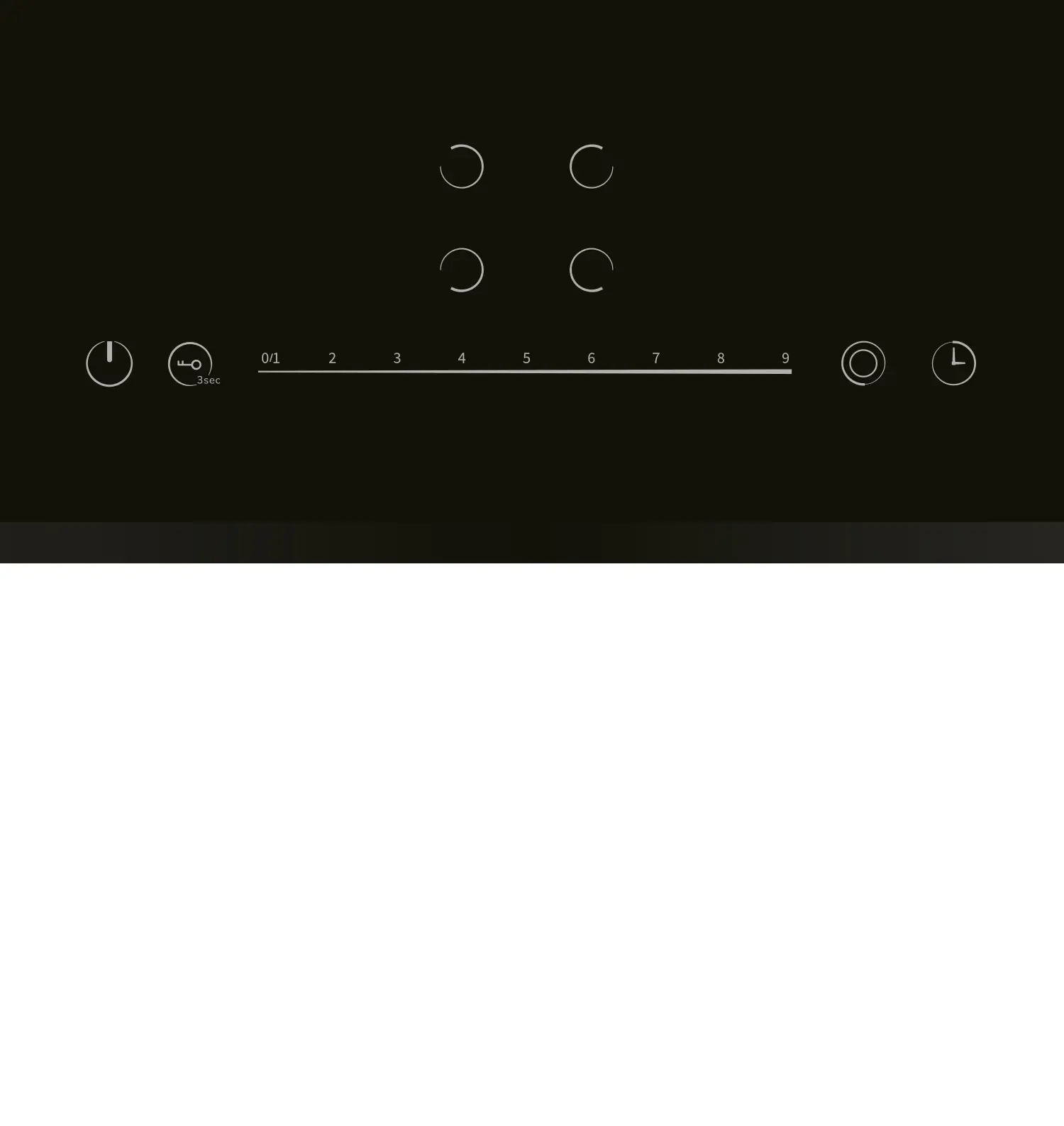 Изображение товара Плита Lex EVH 642C 59 см 4 конфорки цвет черный