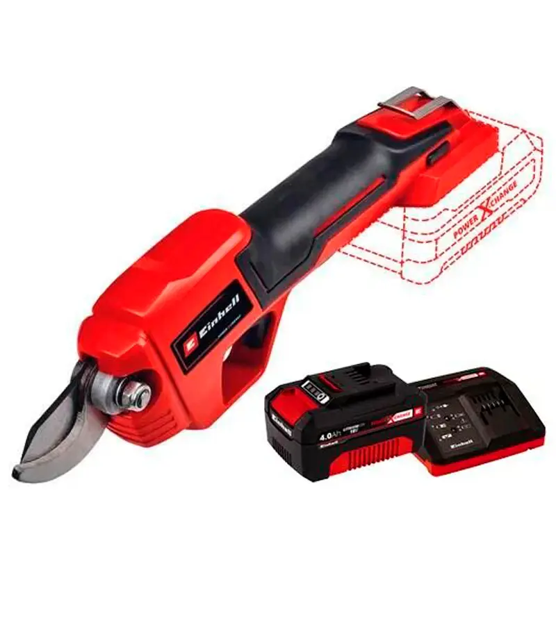 Изображение товара Секатор аккумуляторный Einhell PXC GE-LS 18 Li-Solo 18 В АКБ и ЗУ в комплекте