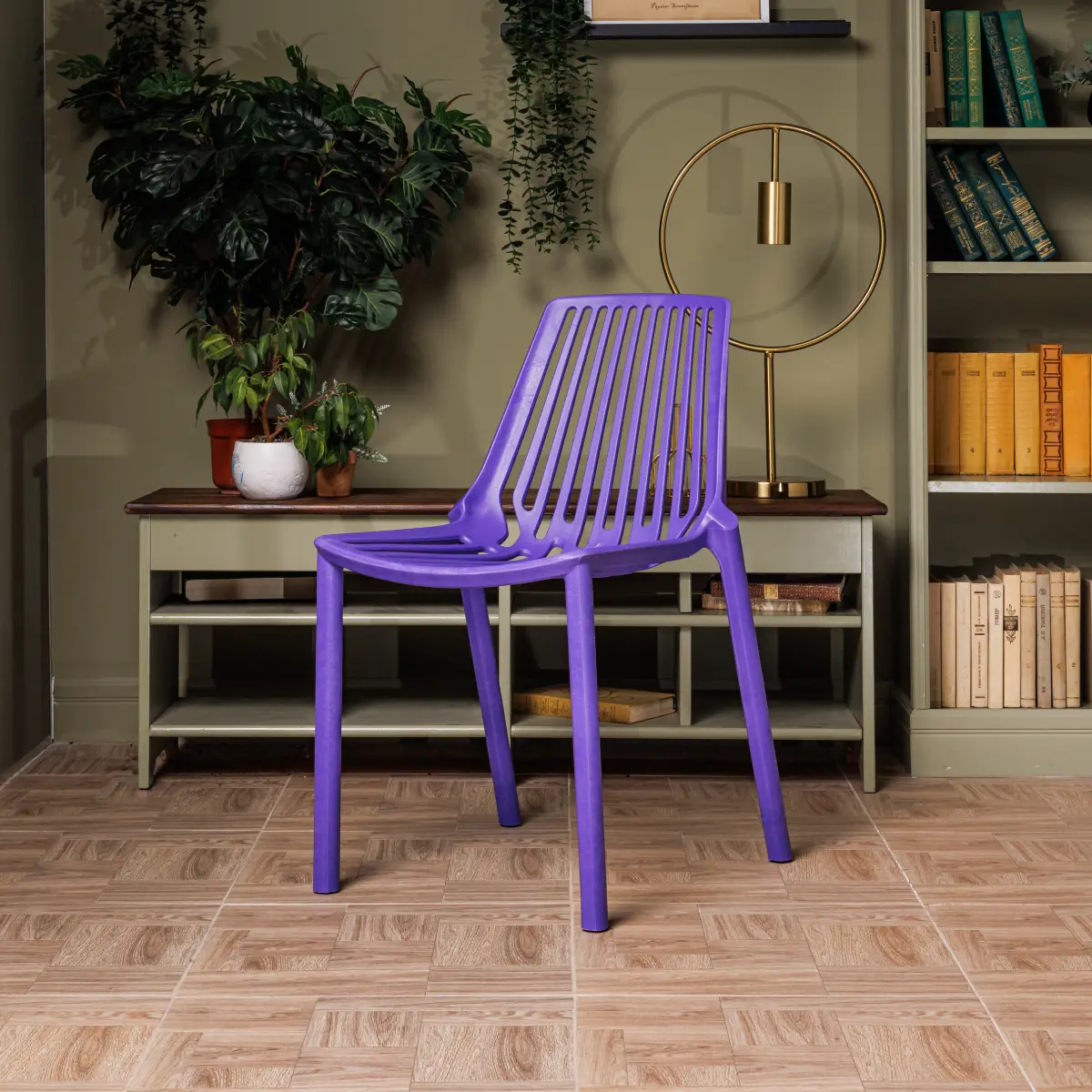 Изображение товара Стул Royal Family Nico 56x45x80 см полипропилен фиолетовый