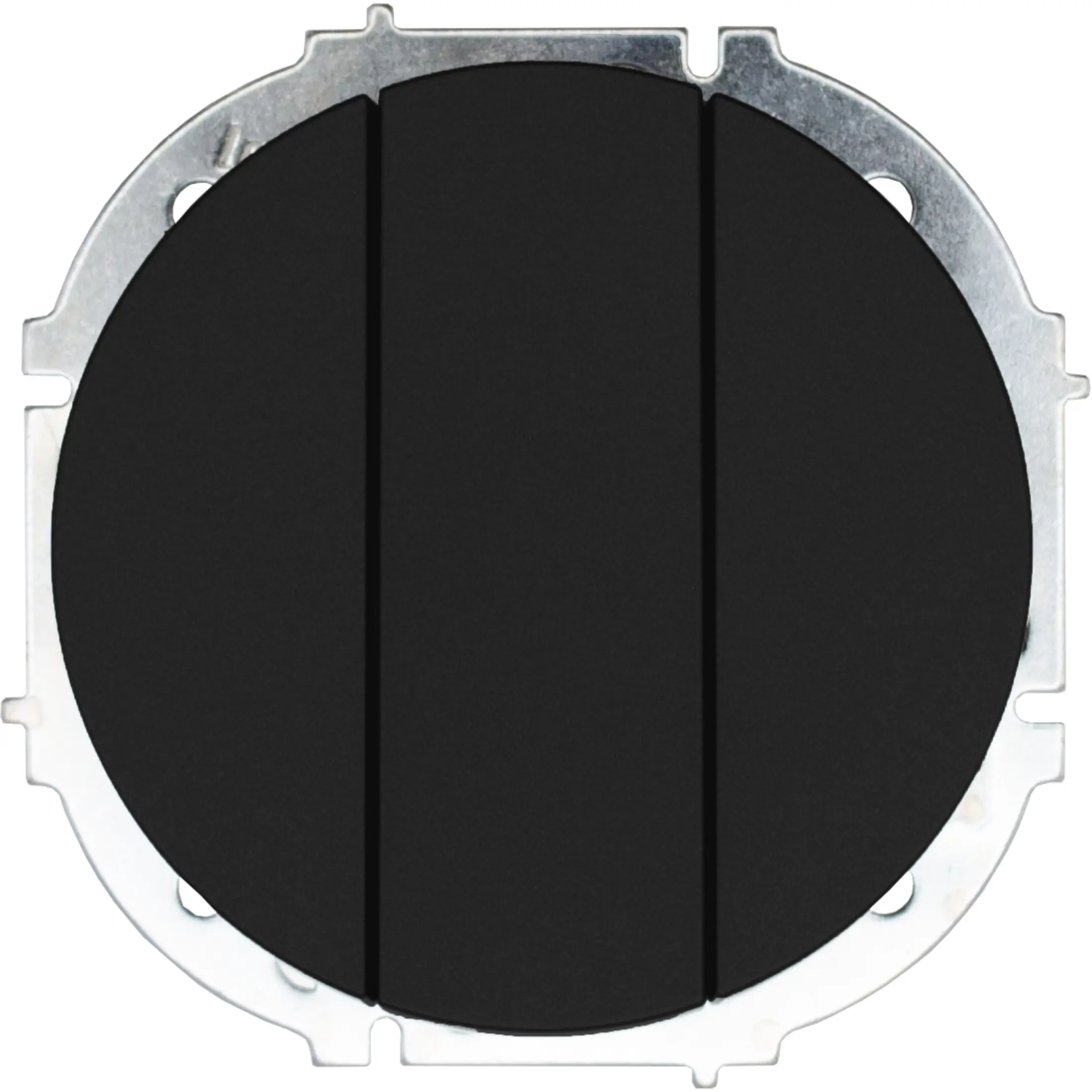 Изображение товара Встраиваемый выключатель Osen с 3 клавишами черный IP20