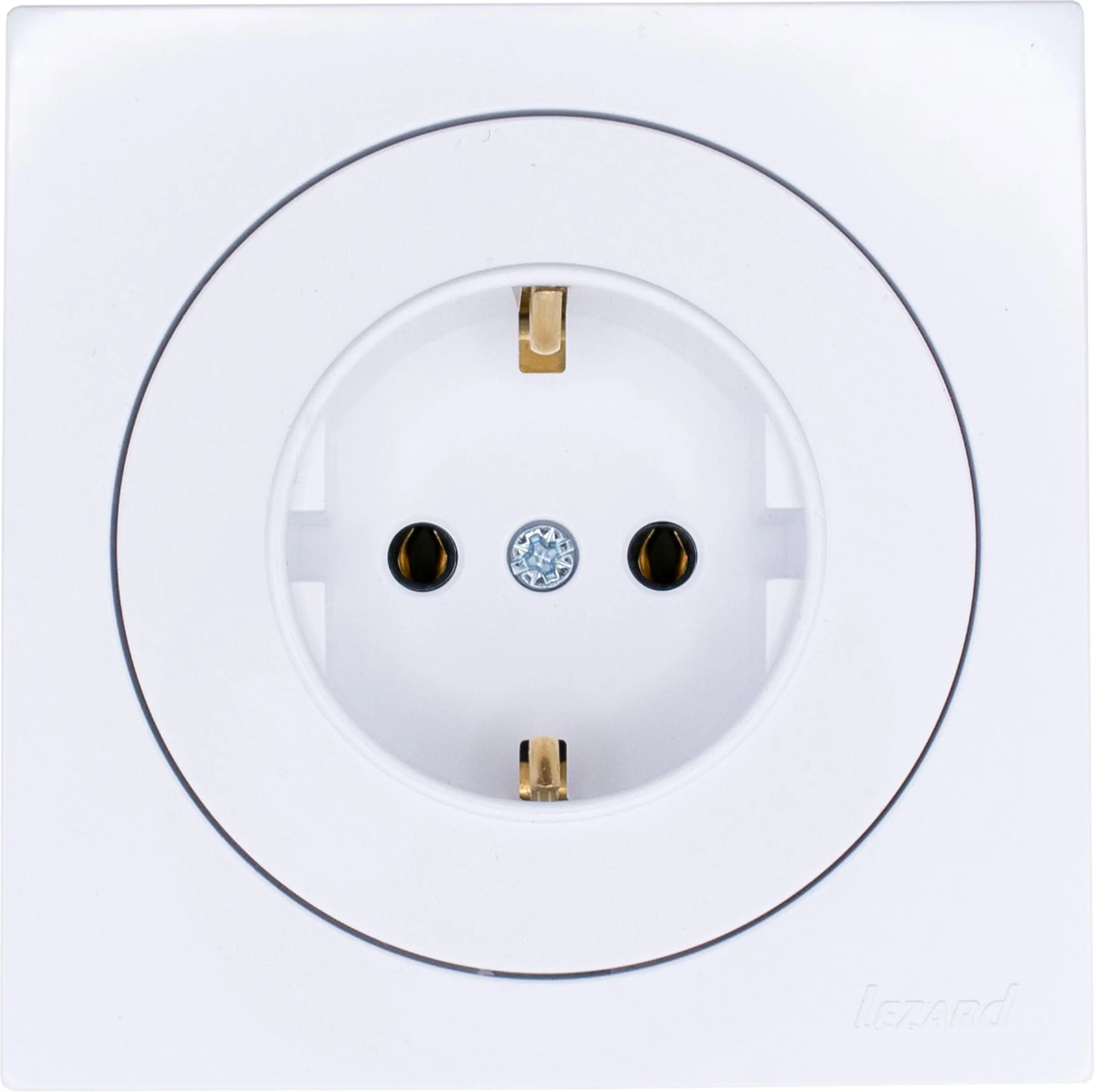 Изображение товара Розетка встраиваемая Osen с заземлением цвет белый