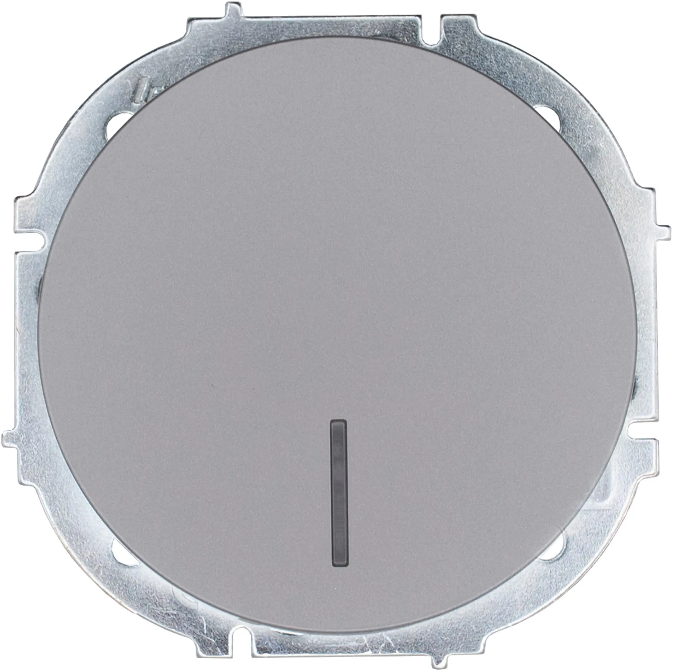 Изображение товара Выключатель встраиваемый Osen 1 клавиша с подсветкой серый