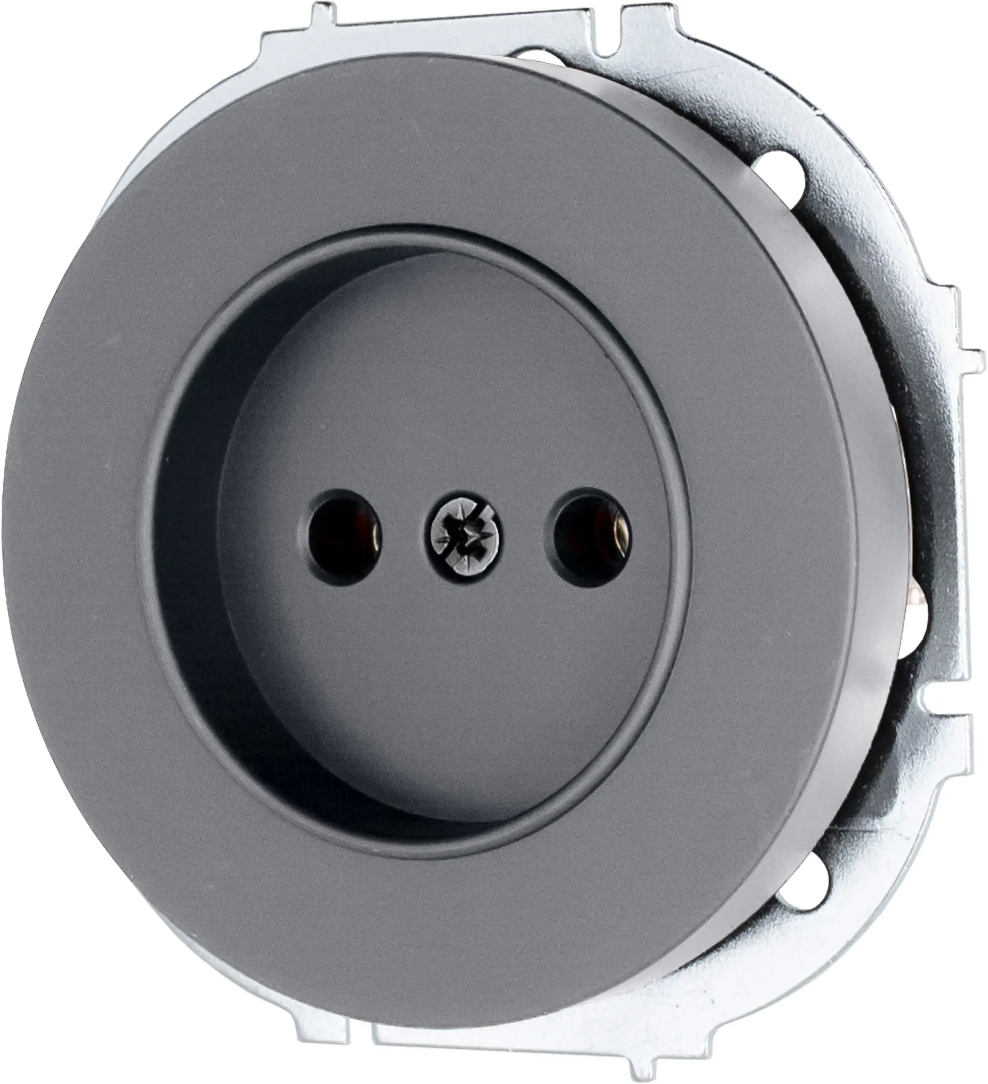 Изображение товара Розетка встраиваемая Osen без заземления серого цвета