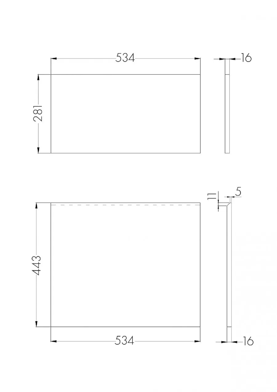 Изображение товара Тумба под раковину подвесная Aquaton 1A2669K1LHDR0 57см цвет коричневый, с раковиной