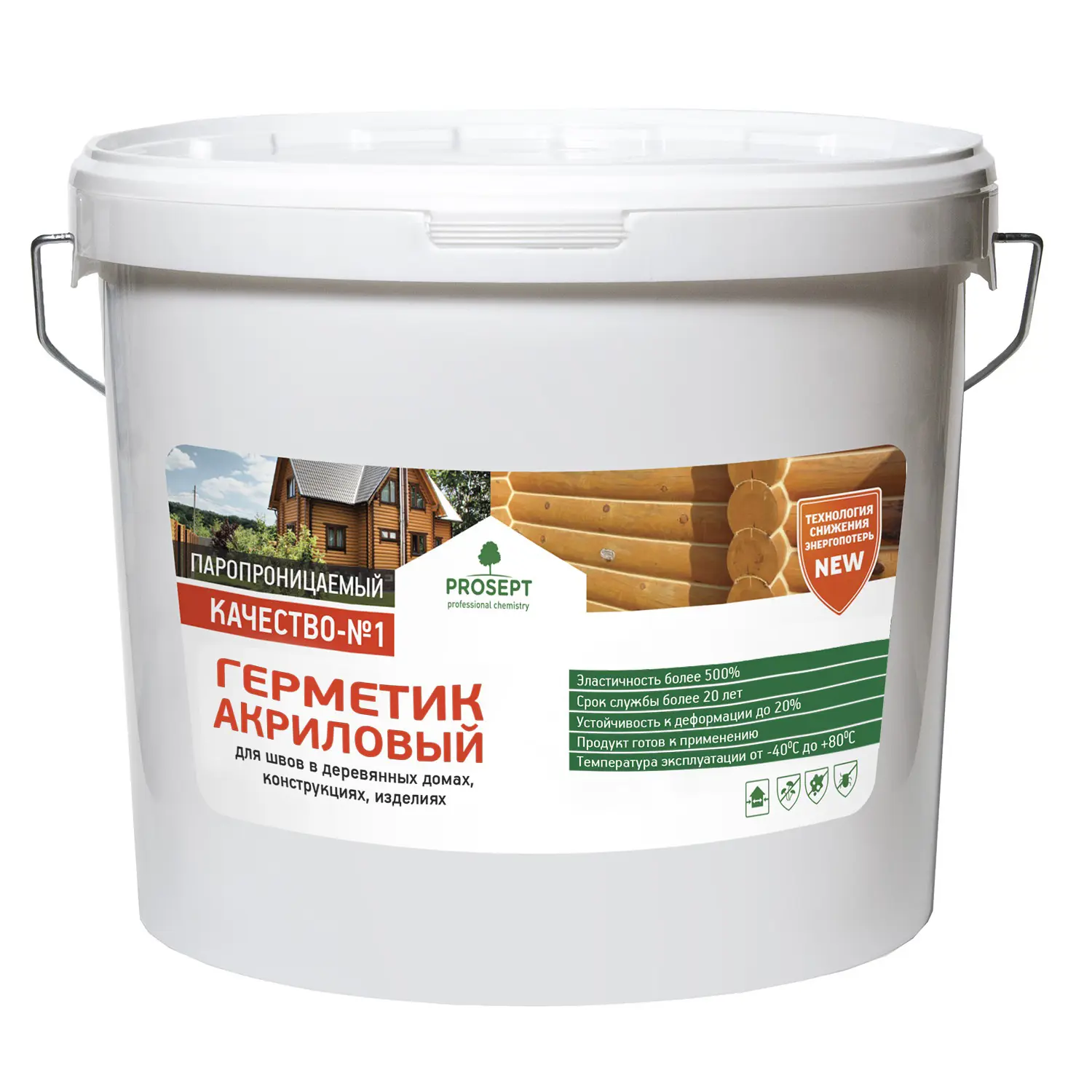 Изображение товара Акриловый Герметик для Швов Prosept Орех 15000 мл Водостойкий морозоустойчивый