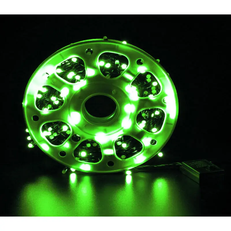 Изображение товара Электрогирлянда универсальная Clever-light wstril04 нить 45 м 270 ламп зеленый 8 режимов работы