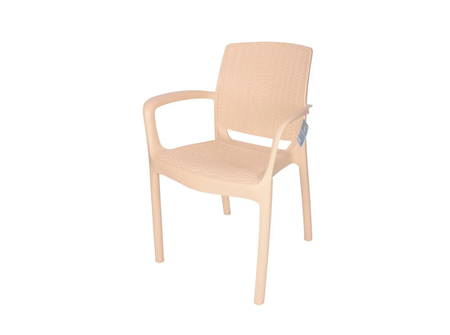 Изображение товара Стул садовый Эльфпласт 82x59см пластик цвет бежевый