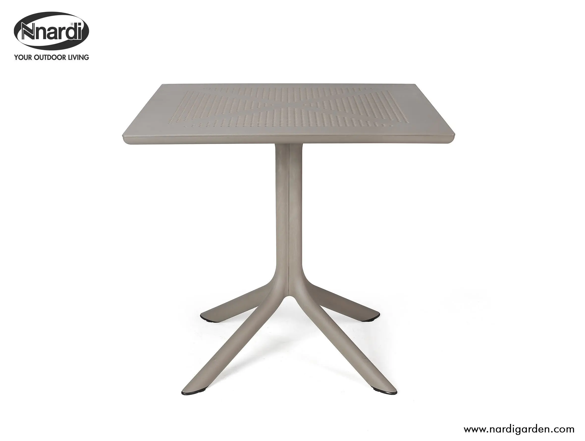 Изображение товара Садовый стол Nardi 80х80х75 см из полипропилена серый антрацит