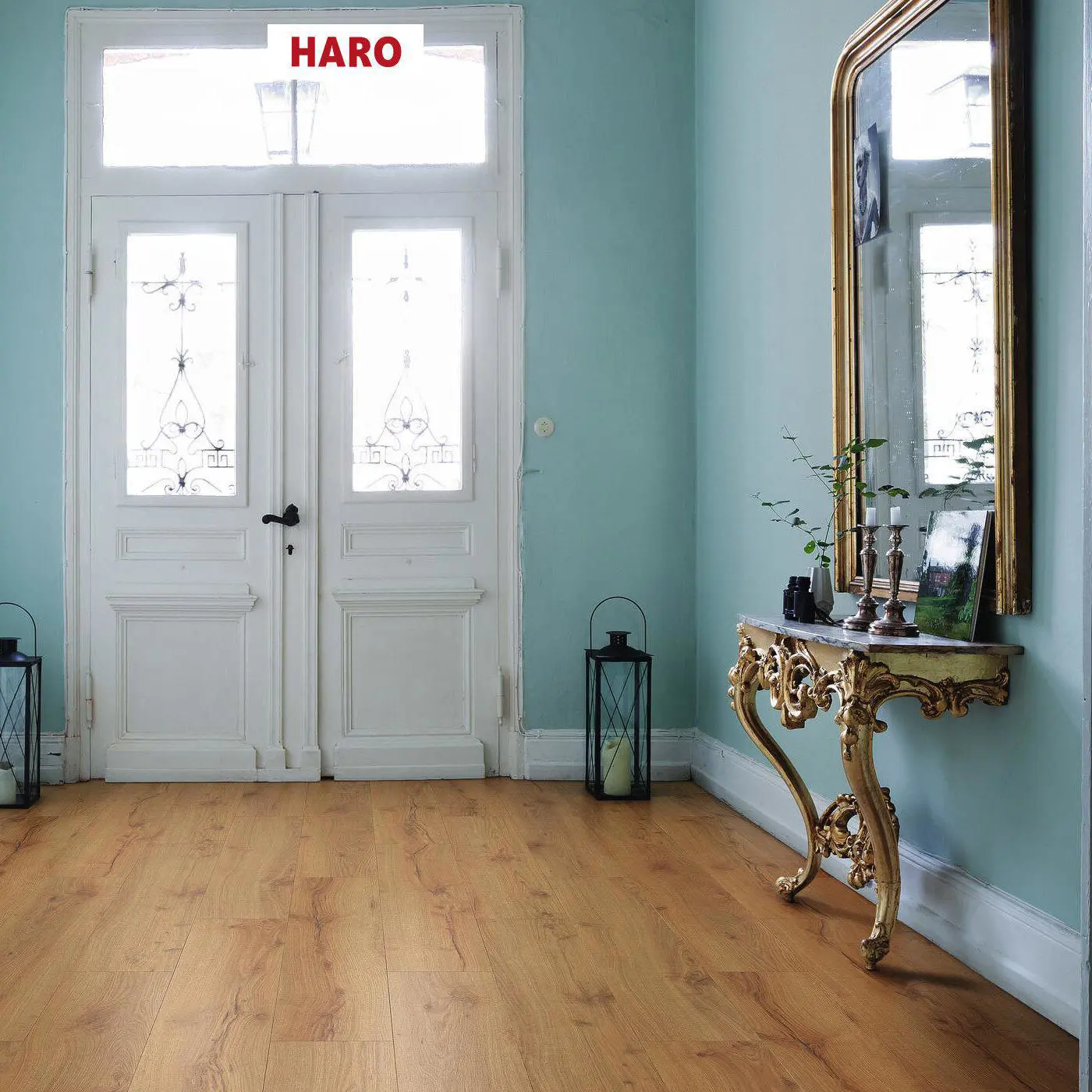 Изображение товара Ламинат HARO Дуб Альпийский Натур 8 мм класс 32 с фаской, водостойкий, Германия