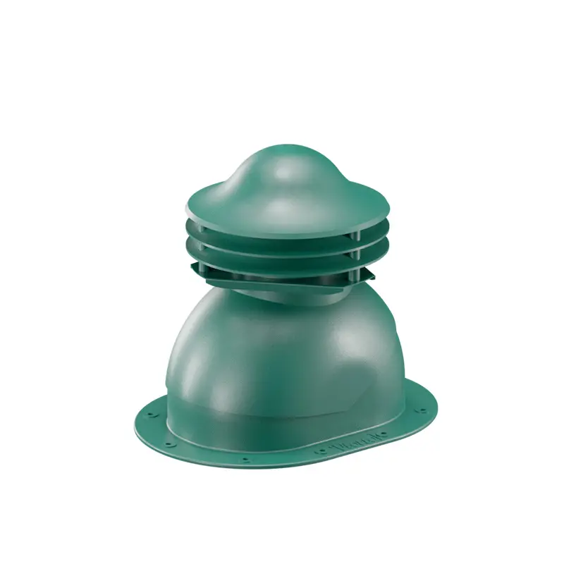 Изображение товара Универсальный выход вентиляции Viotto 352x250x293мм каучук RAL 6005 зеленая мох