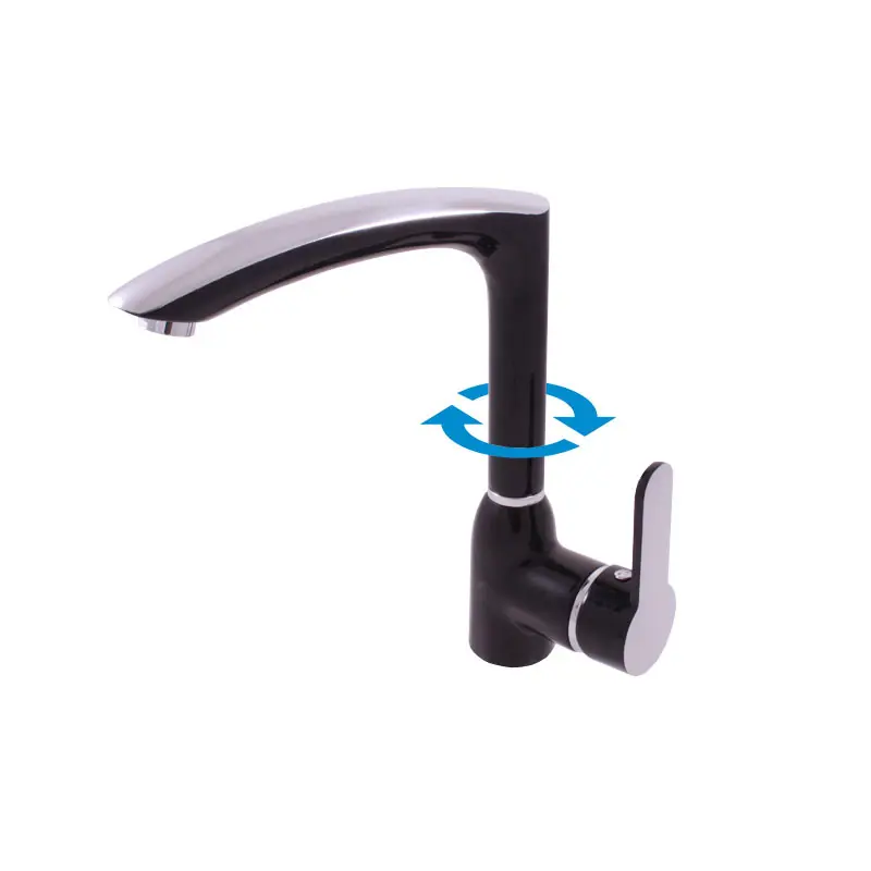 Изображение товара Однорычажный смеситель Ravslezak Za007.5/7cc 22 см цвет черный