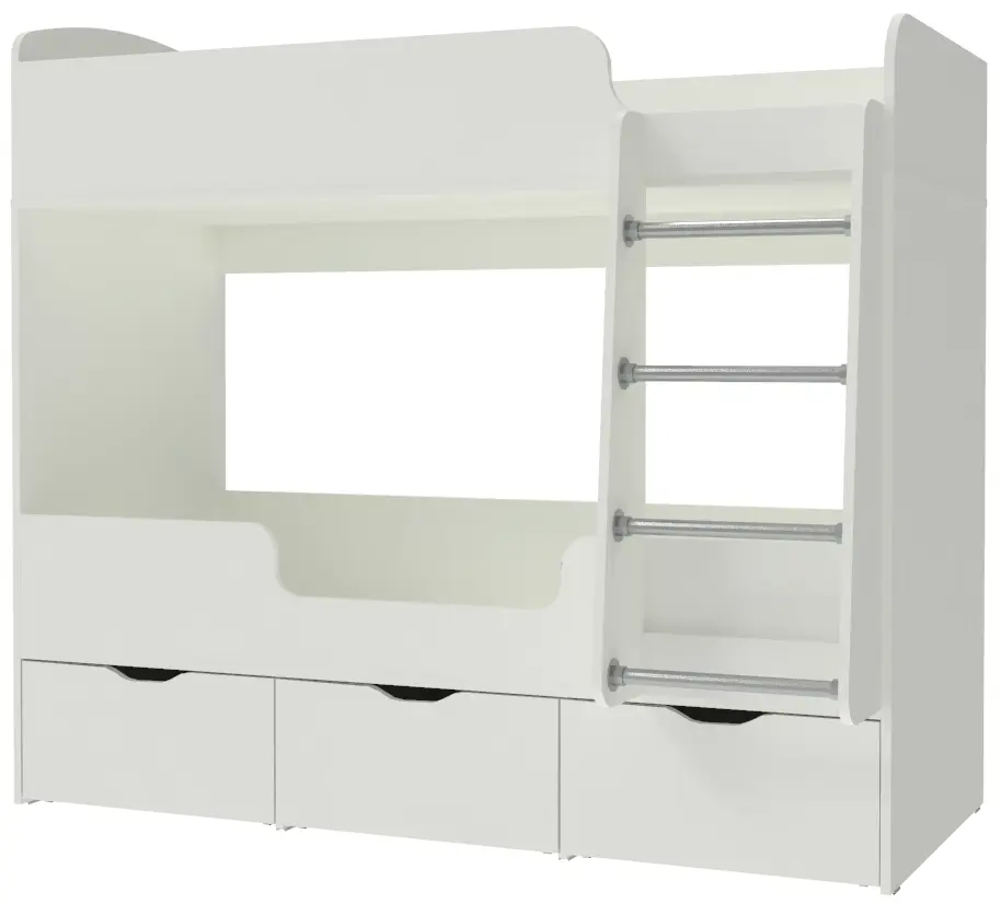 Изображение товара Кровать Кариви КИВи 163x145x73 см ЛДСП цвет белый 00256-33-33-00