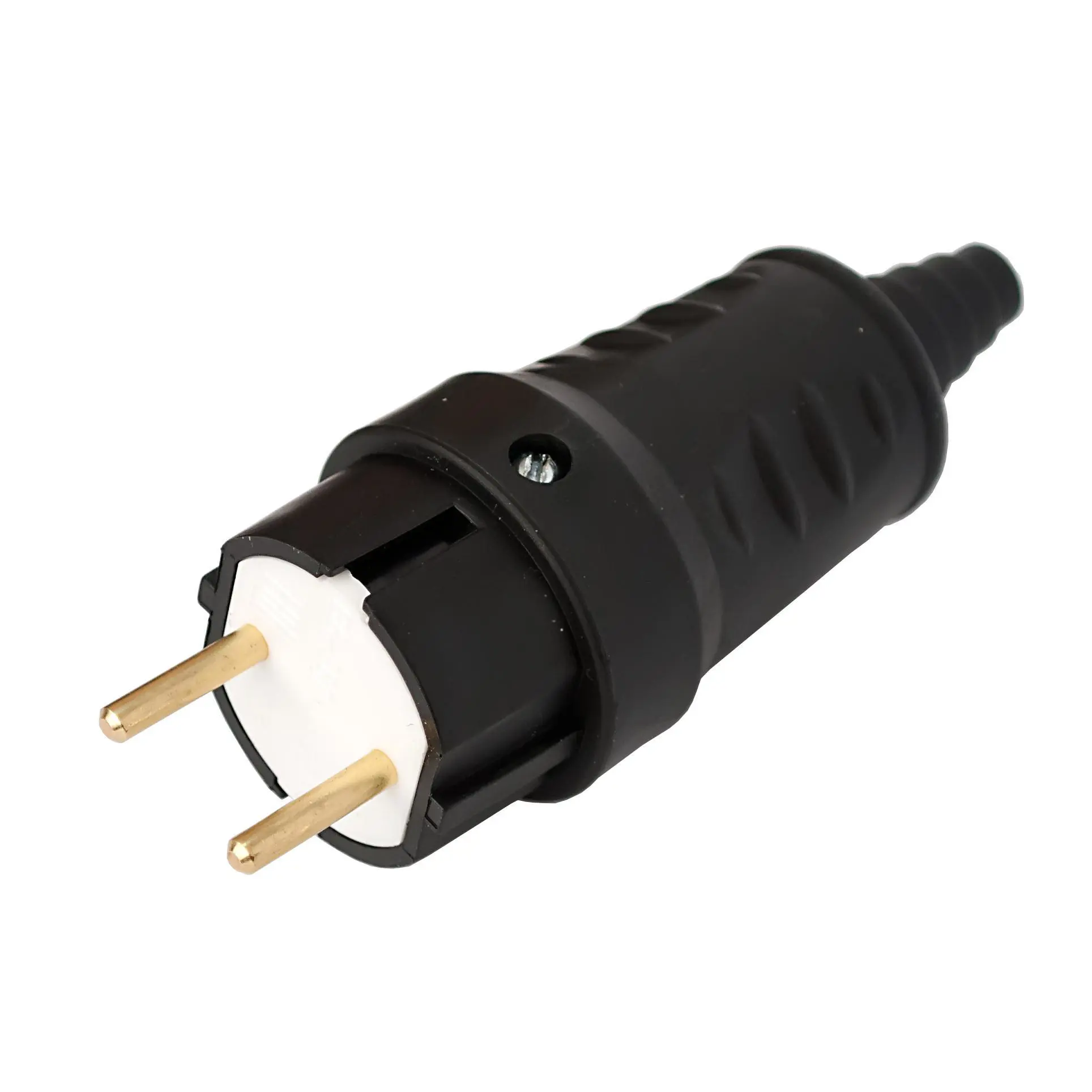 Изображение товара Вилка прямая Bylectrica В6-387 6 А без заземления каучук