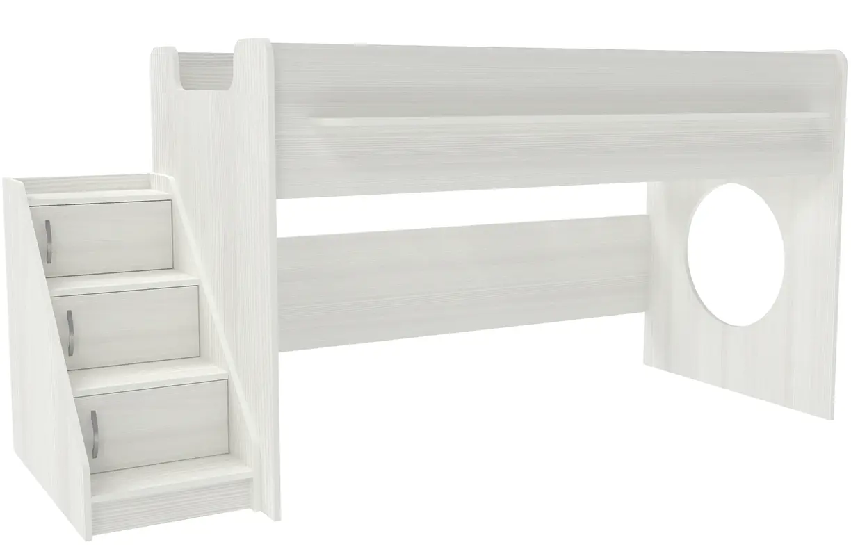 Изображение товара Кровать детская Кариви 80x180 см цвет светлое дерево