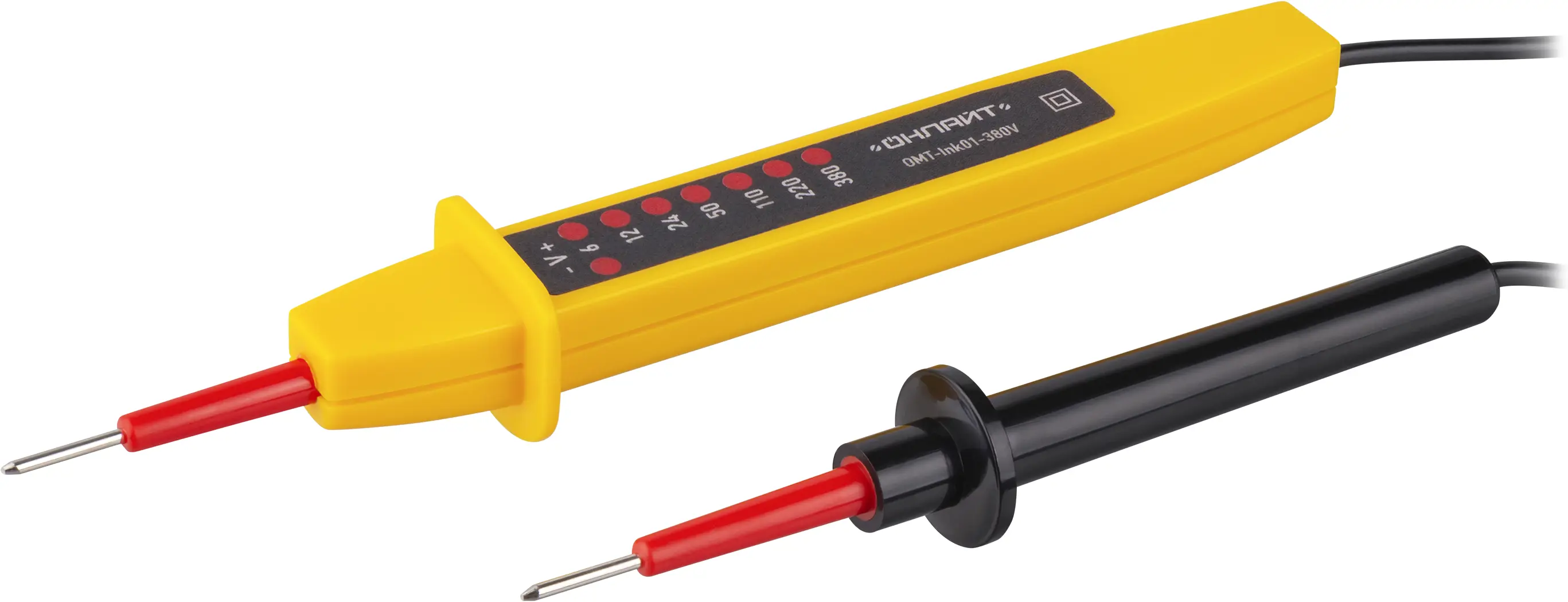 Изображение товара Индикатор напряжения Онлайт Omt-Ink01-380V двухполюсный для постоянного и переменного тока