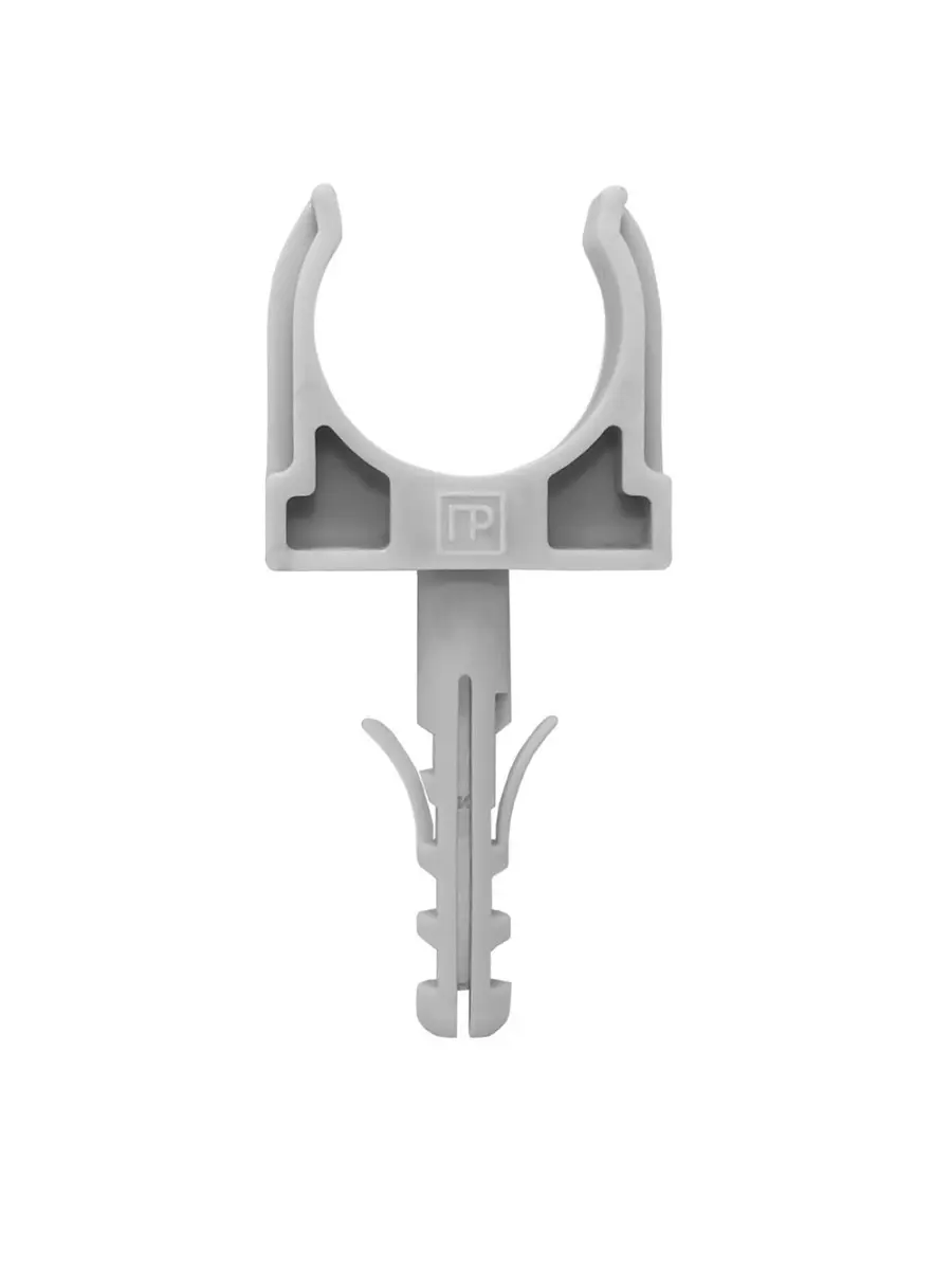 Изображение товара Крепеж-клипса Промрукав с дюбелем Ø20 серая 100 шт