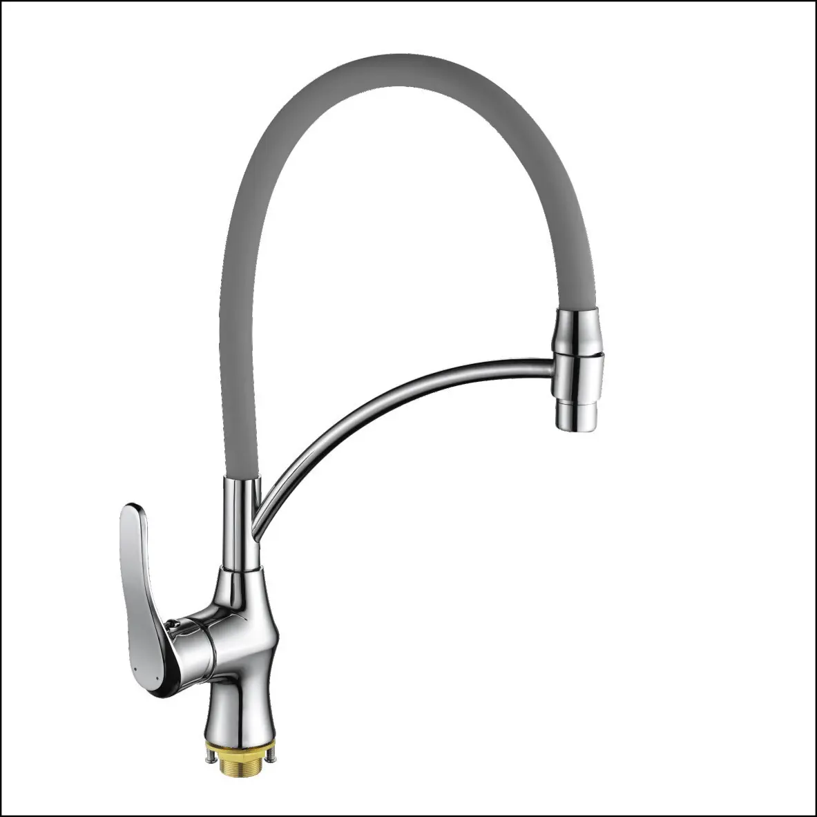 Изображение товара Однорычажный смеситель Oute T2613b/5 излив 26 см цвет серебристый