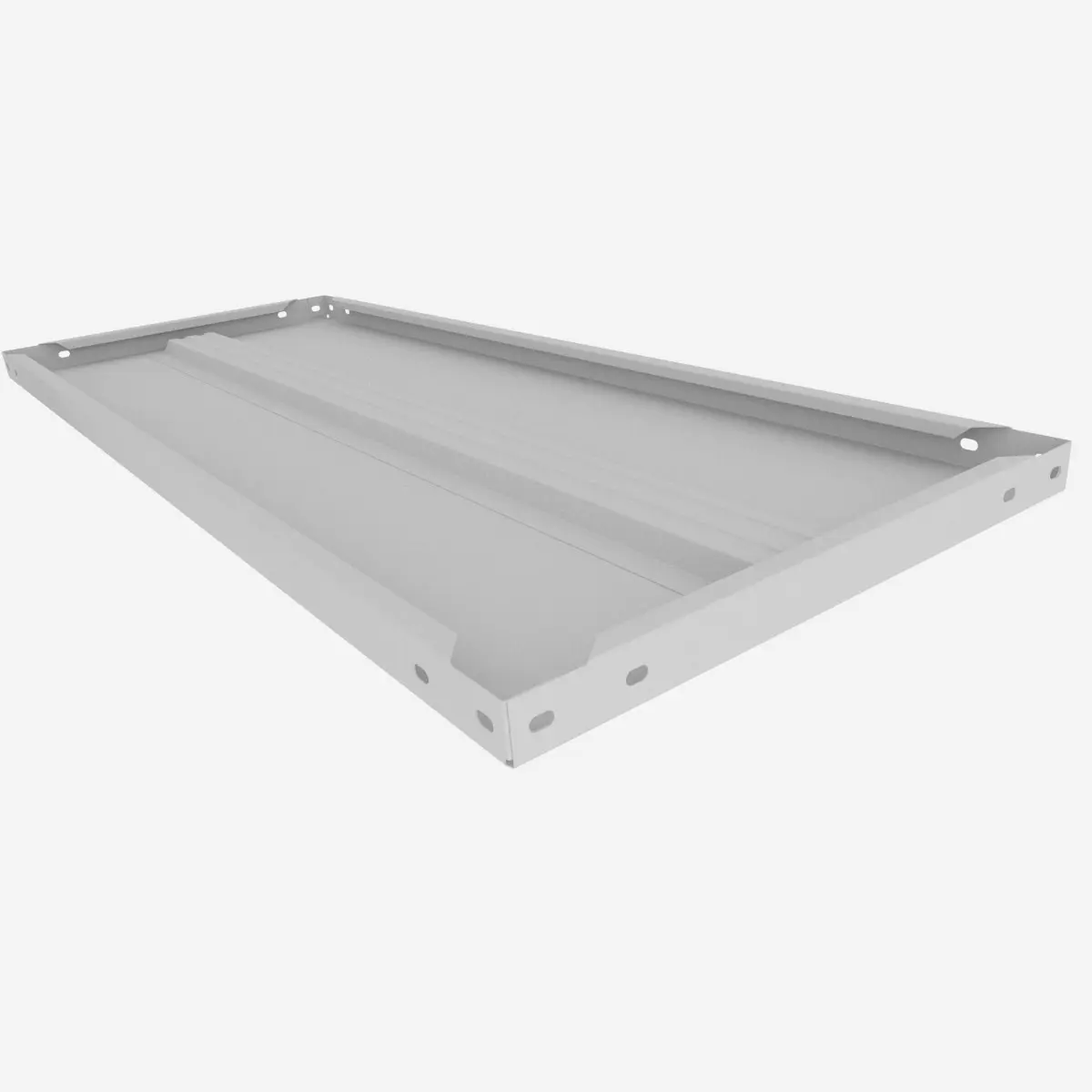 Изображение товара Полка для стеллажа 100x50x3.5 см METOS сталь серый